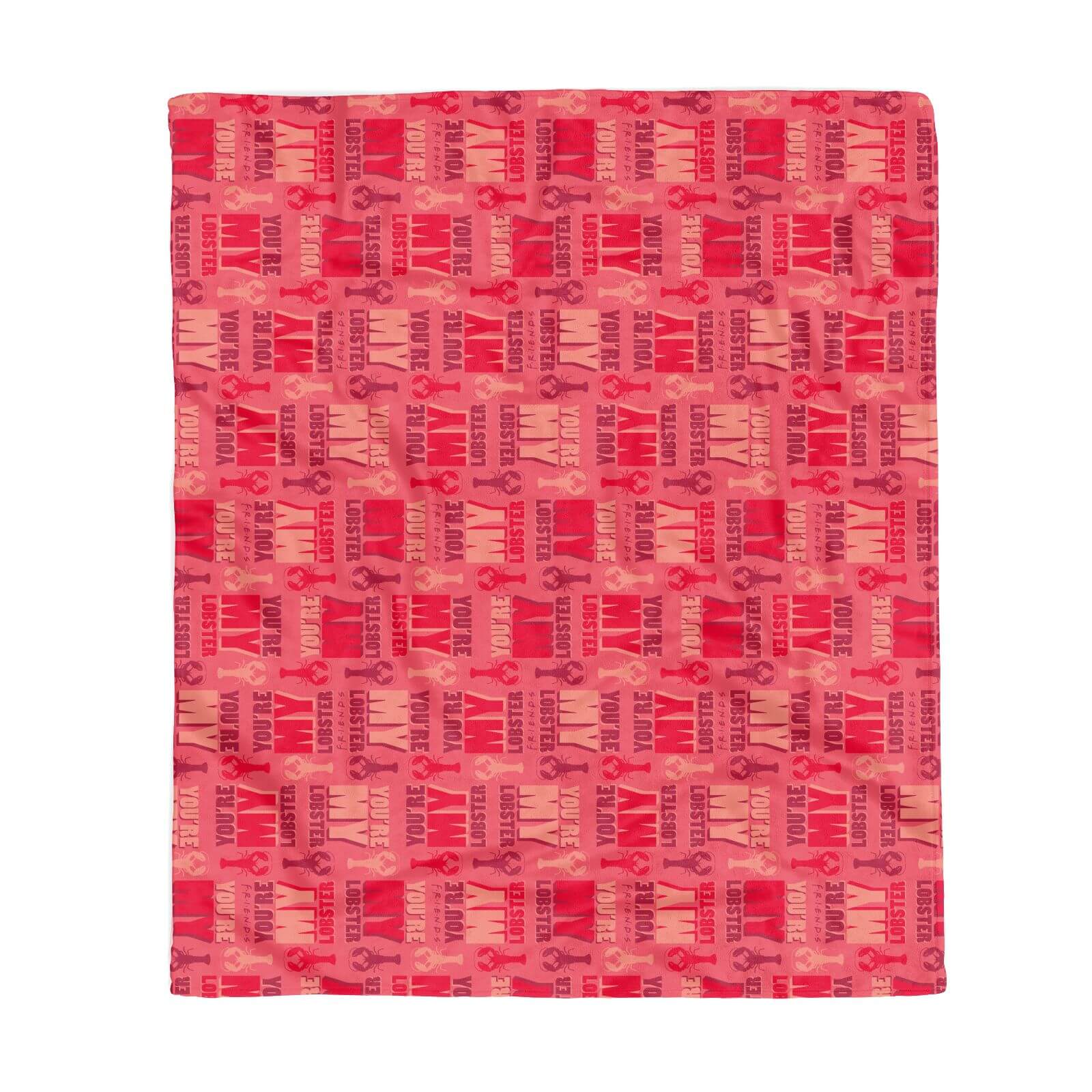 Friends You're My Lobster Friends Fleece Blanket - S