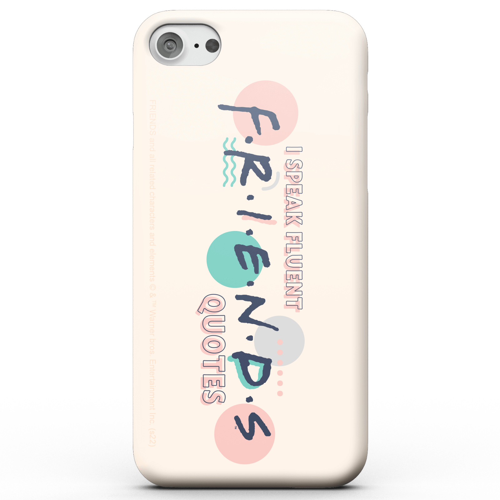 Friends I Speak Fluent Friends Quotes Phone Case for iPhone and Android - iPhone 5/5s - Snap Case - Matte