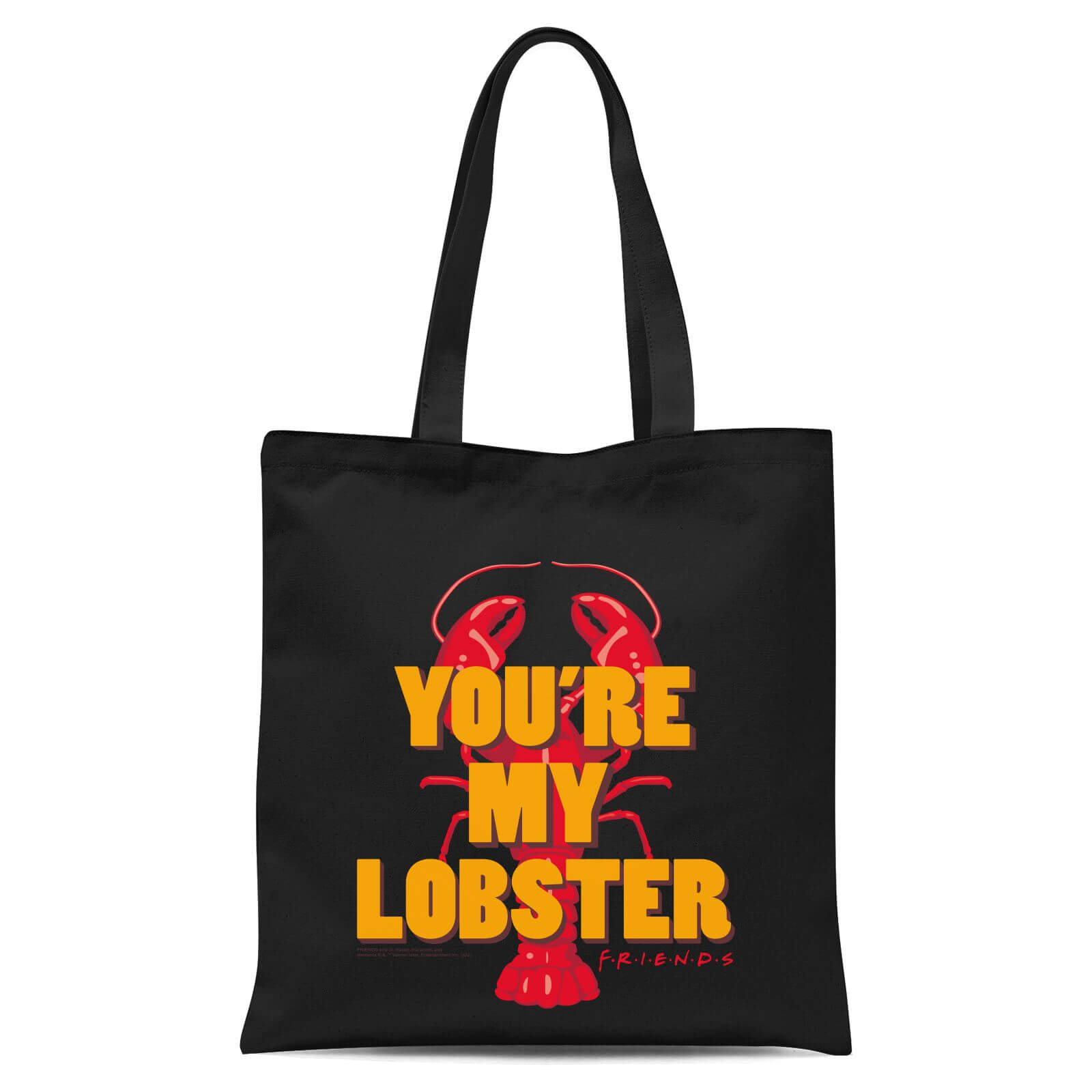 Friends You're My Lobster Tote Bag - Black