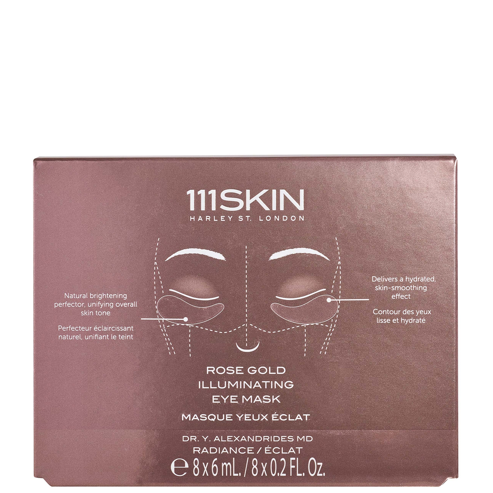 111SKIN Rose Gold Illuminating Eye Mask (Various Options) - 8 x 6ml