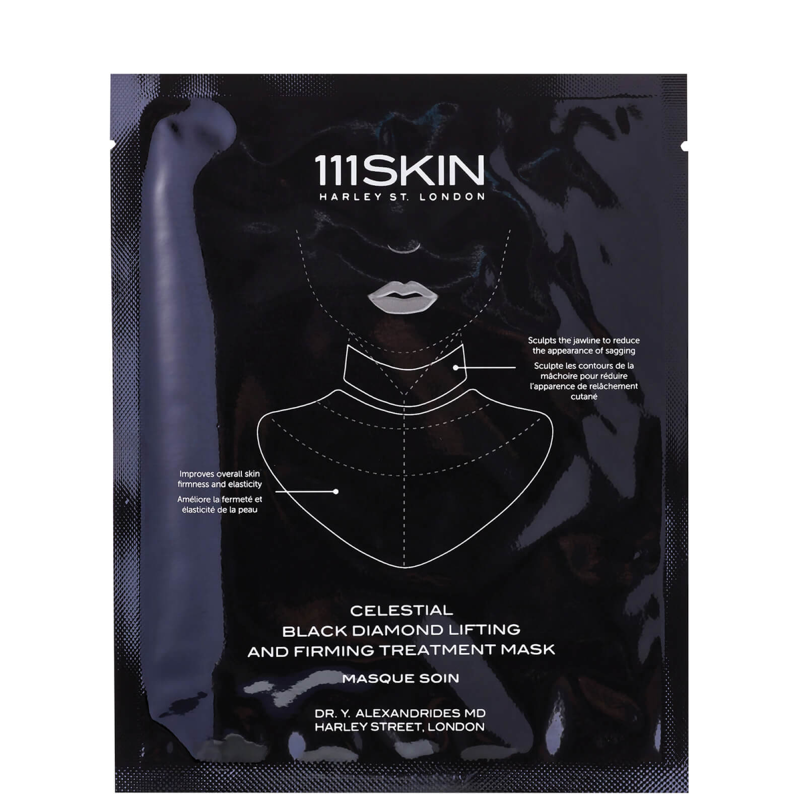 

111SKIN Celestial Black Diamond Lifting and Firming Treatment Mask Neck Single 43ml