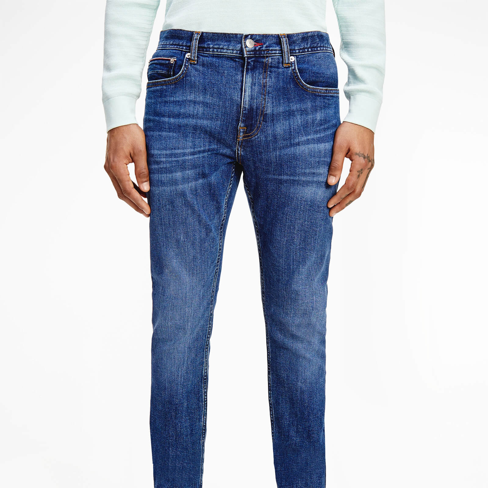 Tommy Hilfiger Men's Layton Slim Denim Jeans - Blue - W28