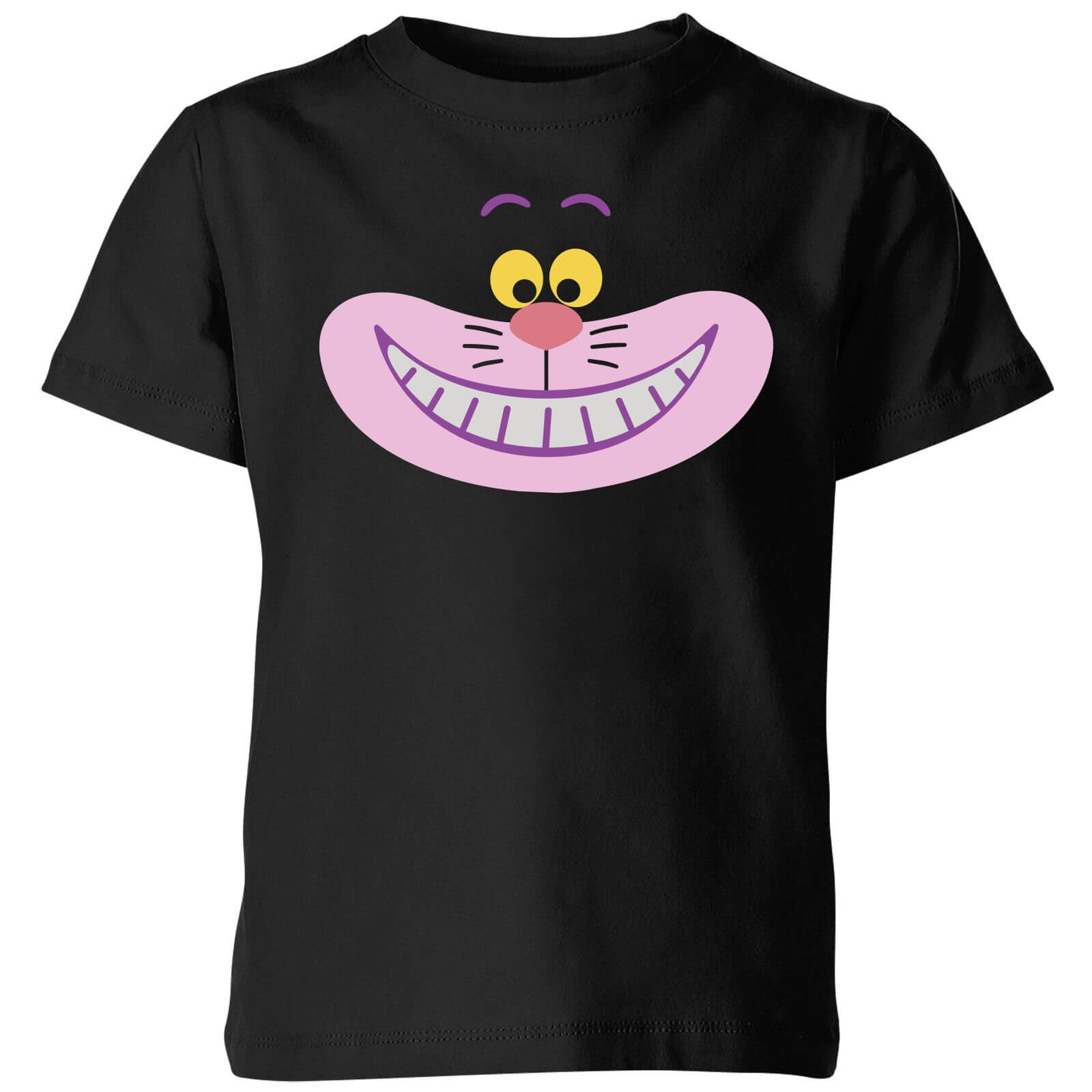 Disney Cheshire Cat Kids' T-Shirt - Black - 9-10 Years - Black