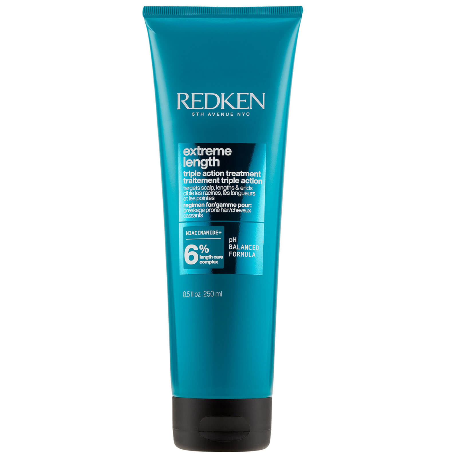 Image of Redken Extreme Length Triple Action Hair Mask Treatment for Nourishment 250ml