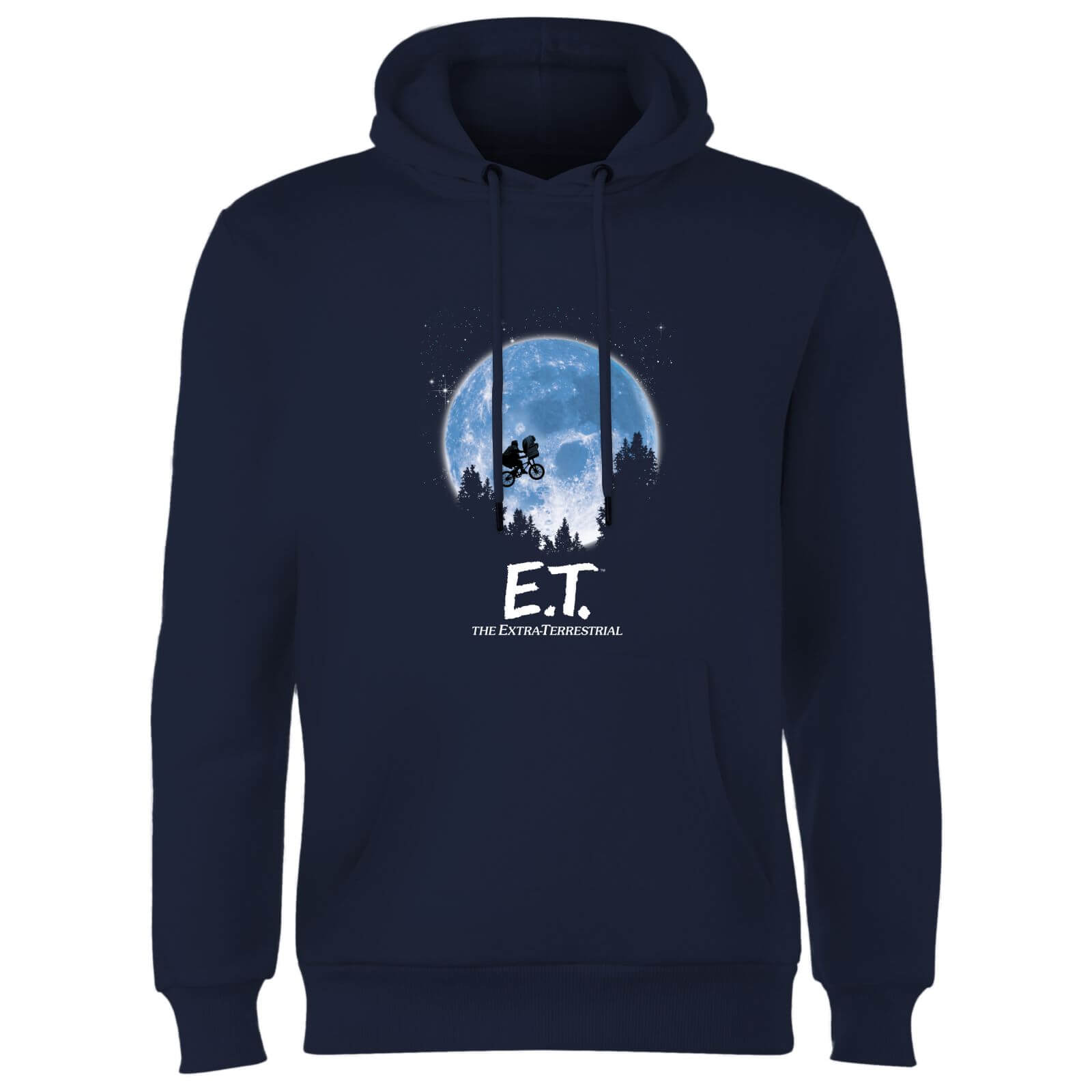 E.T. the Extra-Terrestrial Moon Silhouette Hoodie - Navy - M