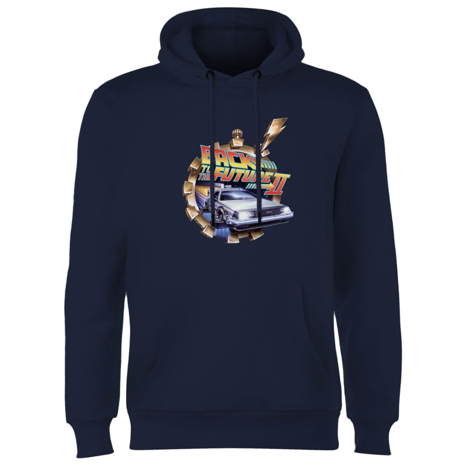 Back to the future Clockwork Hoodie - Navy - S