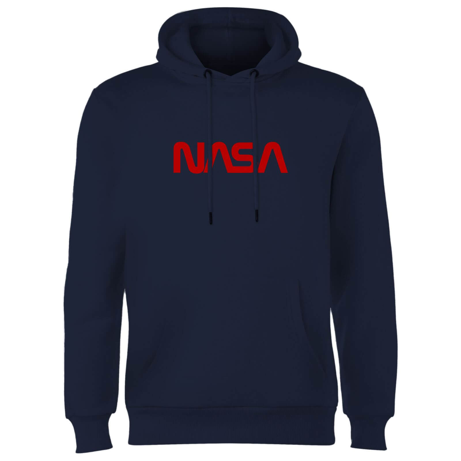 NASA Worm Logotype Hoodie - Navy - S