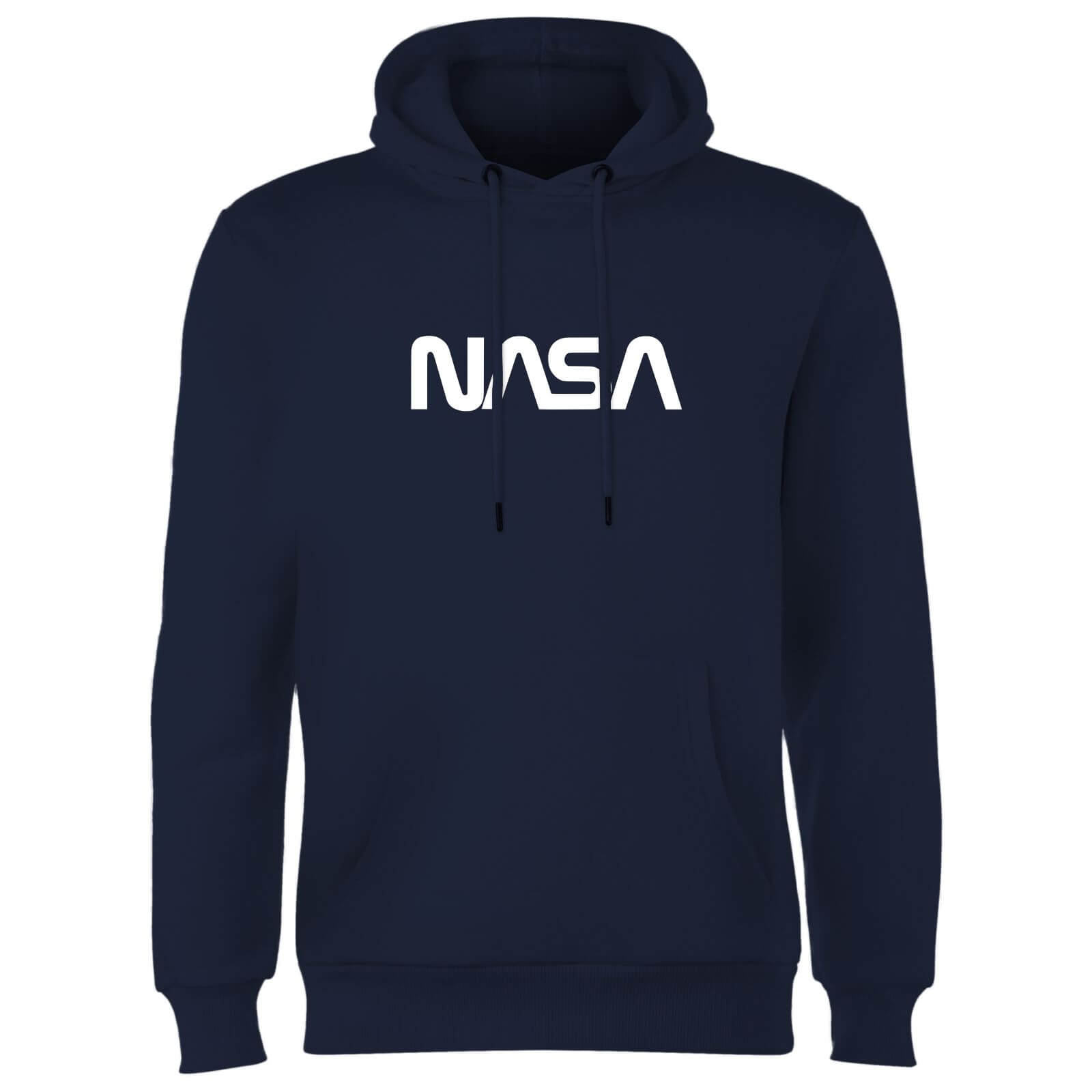 NASA Worm Logotype Hoodie - Navy - M