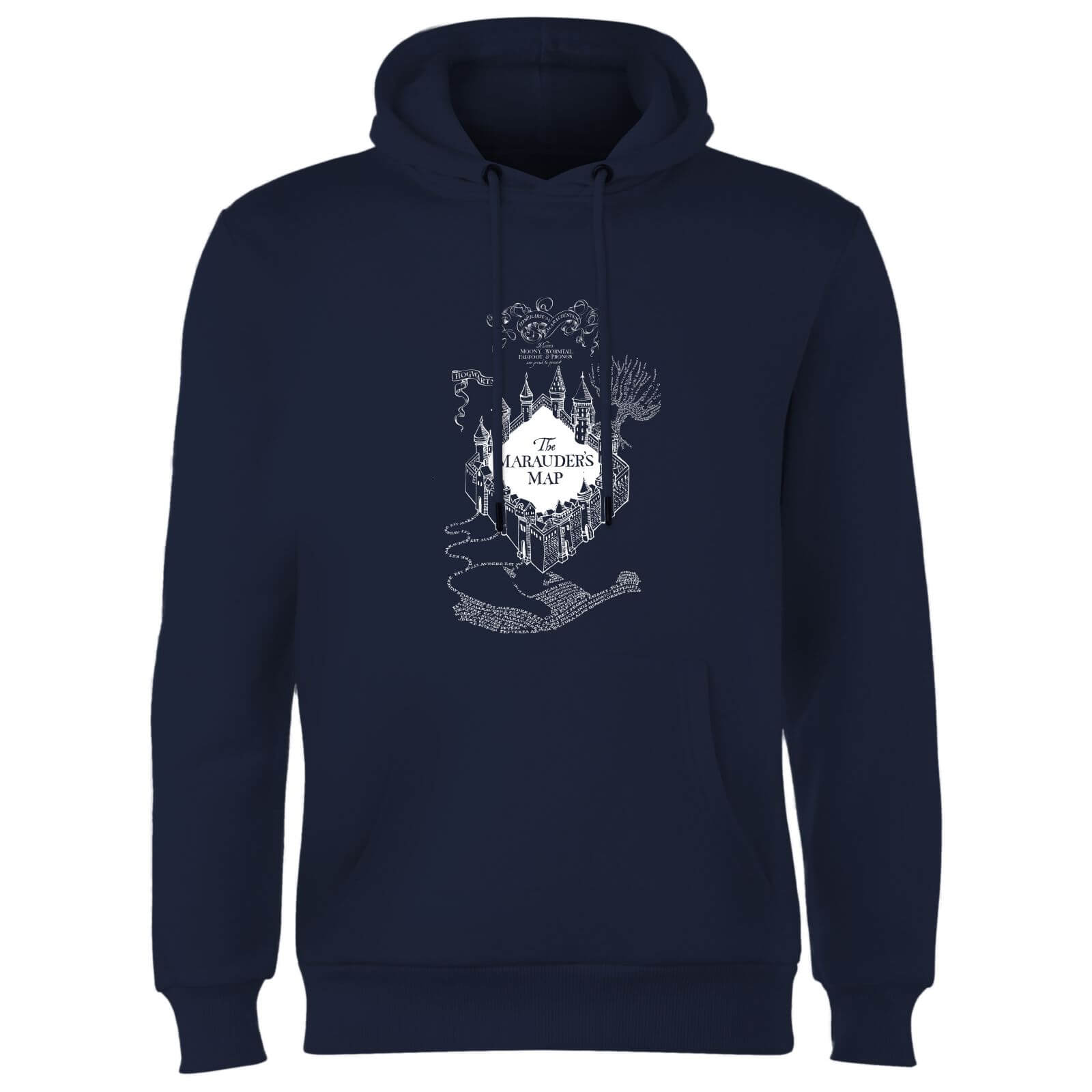 Harry Potter The Marauder's Map Hoodie - Navy - S