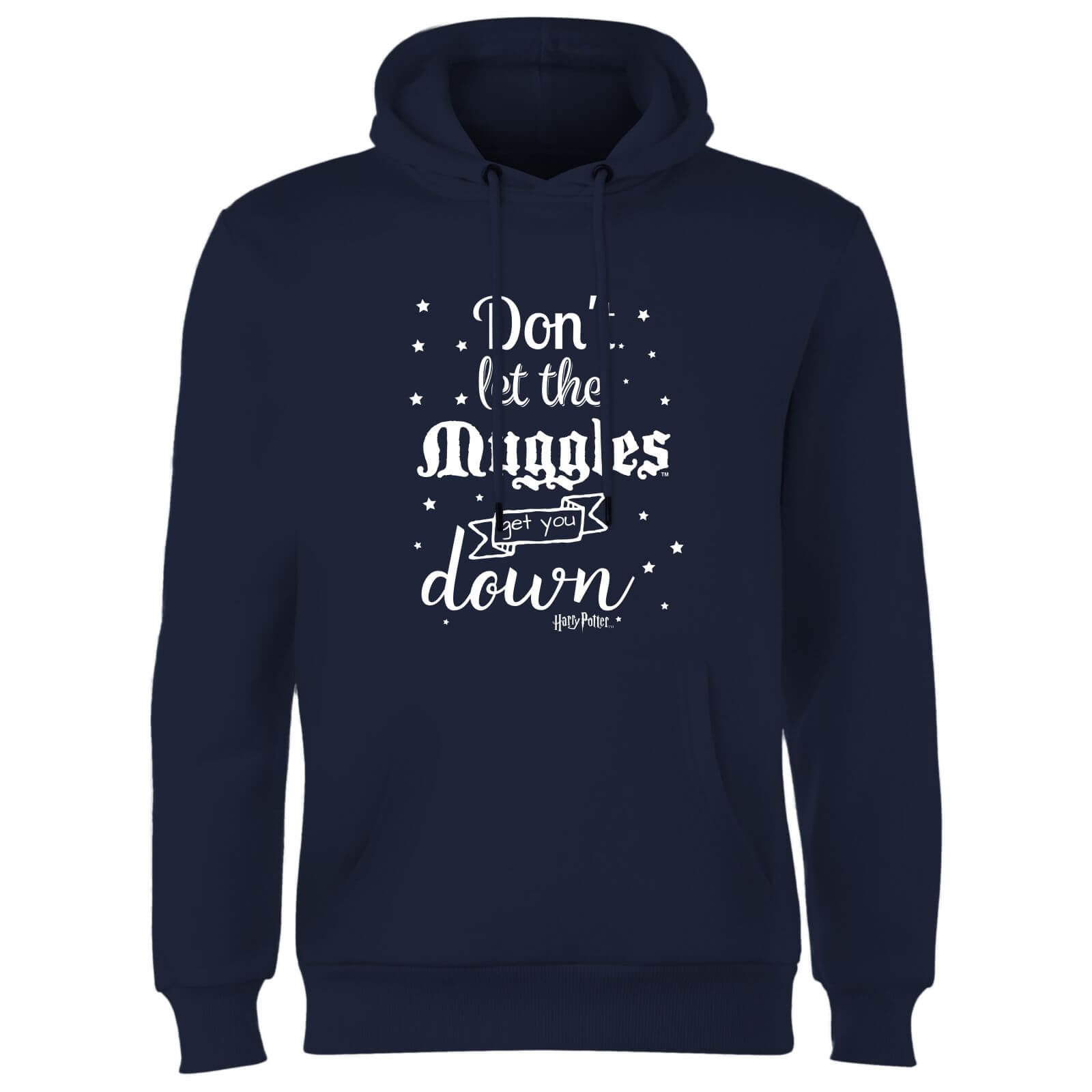 Harry Potter Don't Let The Muggles Get You Down Hoodie - Navy - S