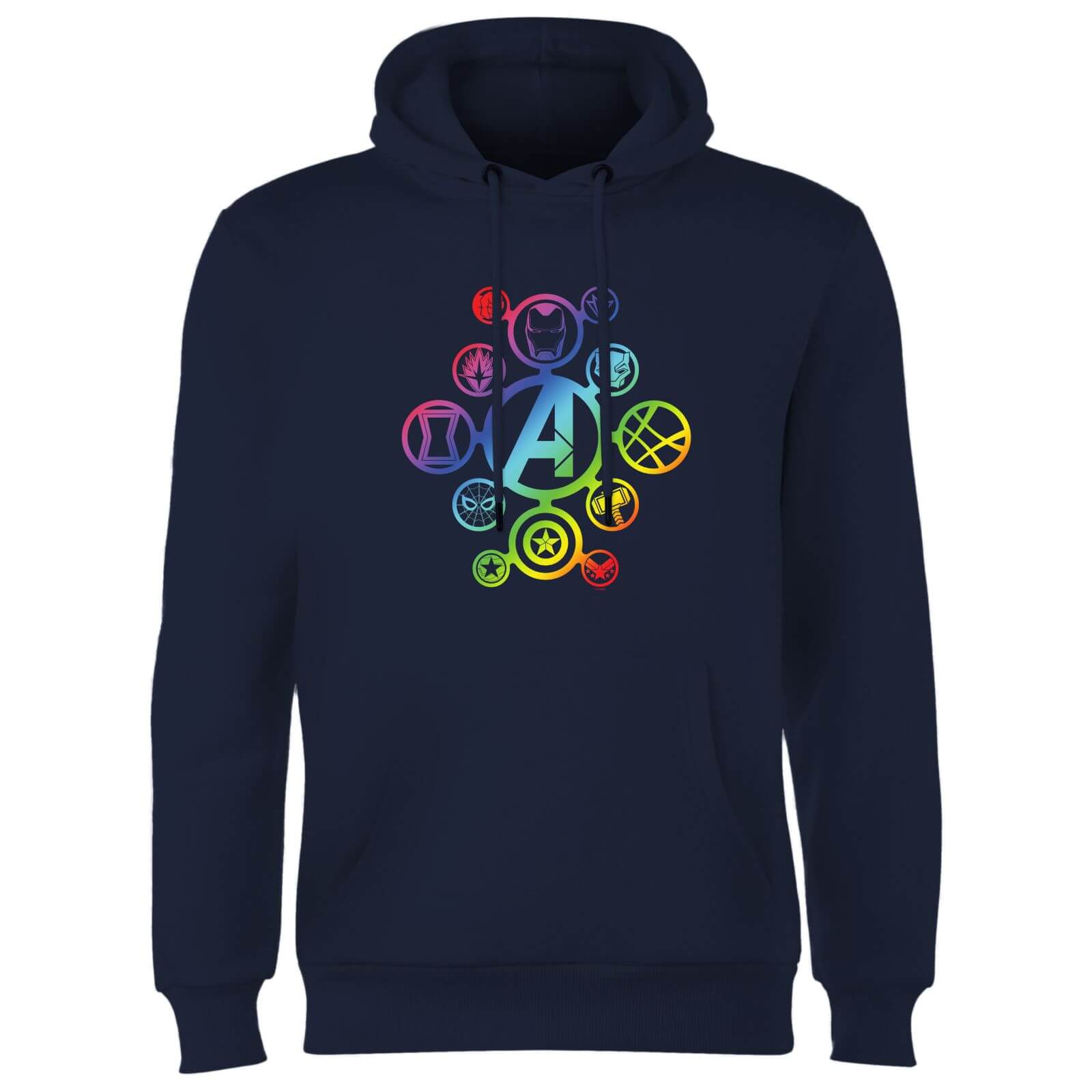 

Avengers Rainbow Icon Hoodie - Navy - XXL