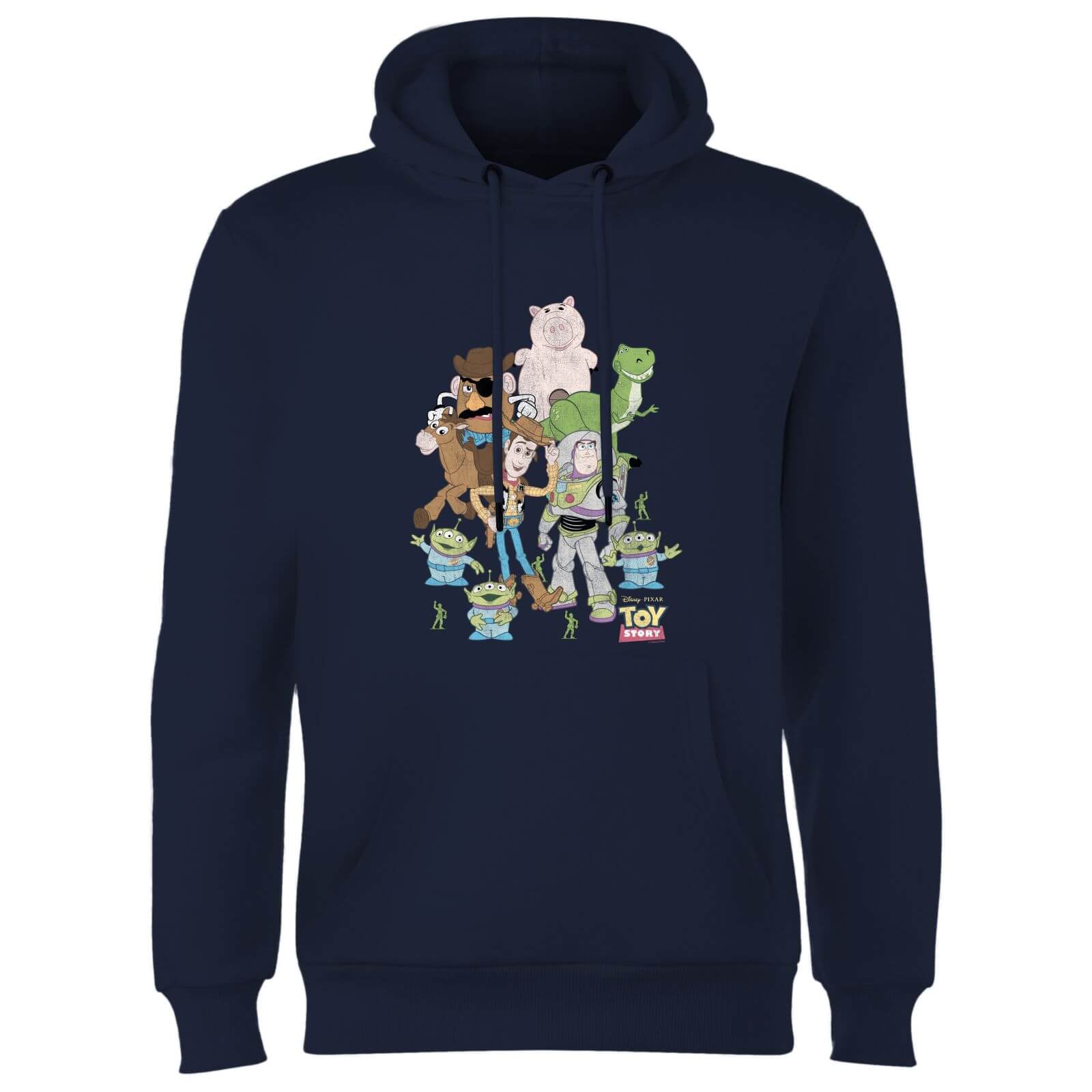Toy Story Group Shot Hoodie - Navy - XXL
