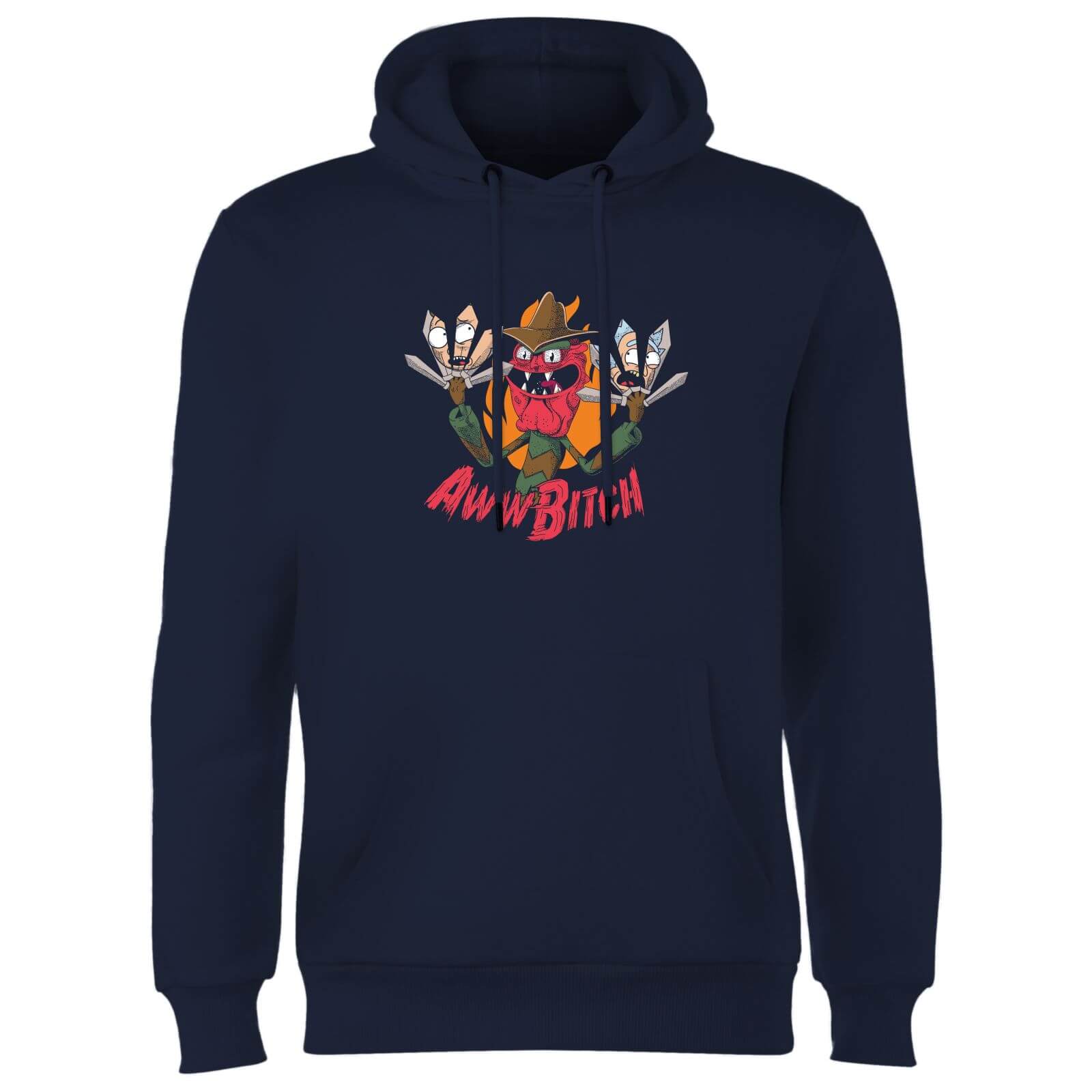 Rick and Morty Scary Terry Hoodie - Navy - XL