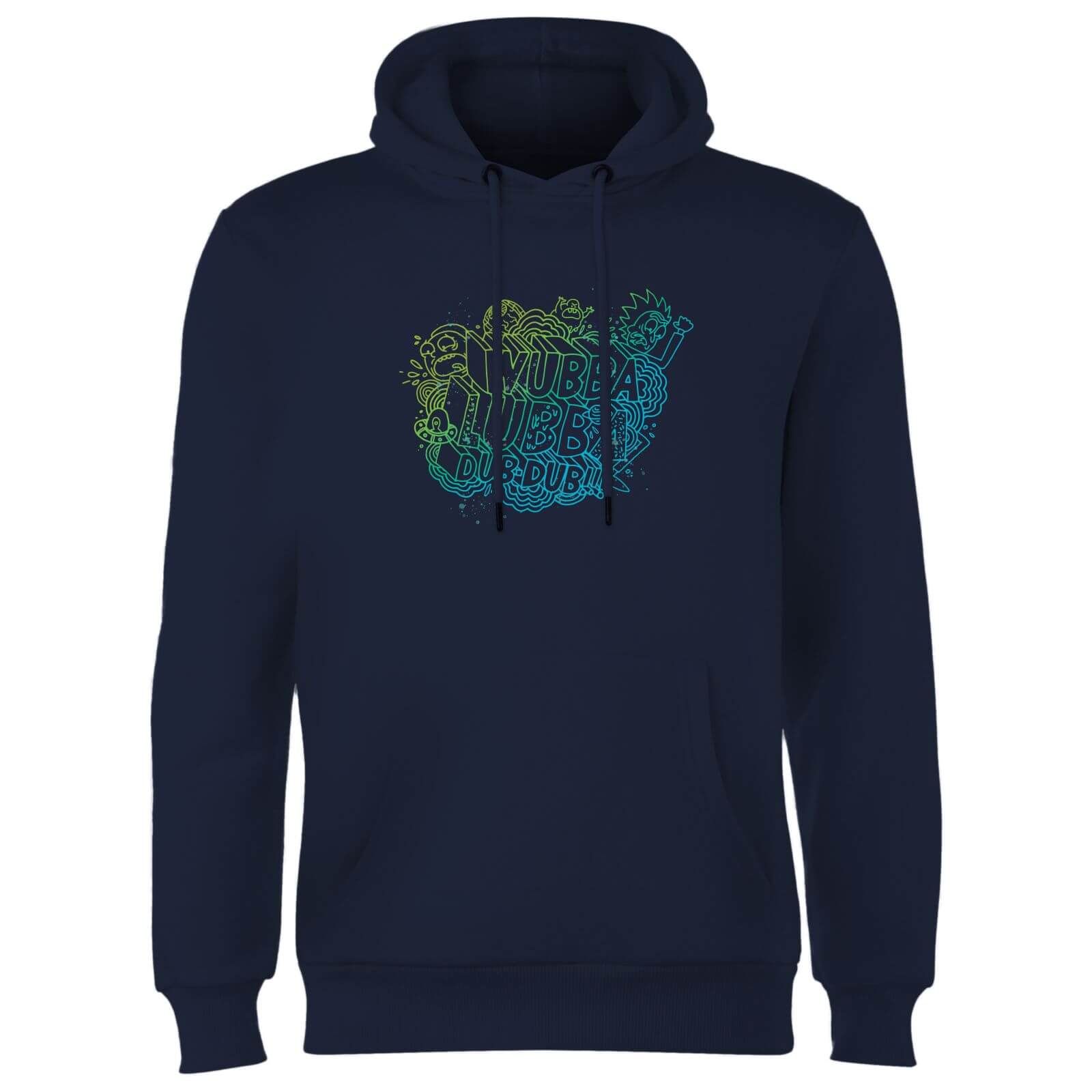 

Rick and Morty Wubba Lubba Dub Dub Hoodie - Navy - XXL