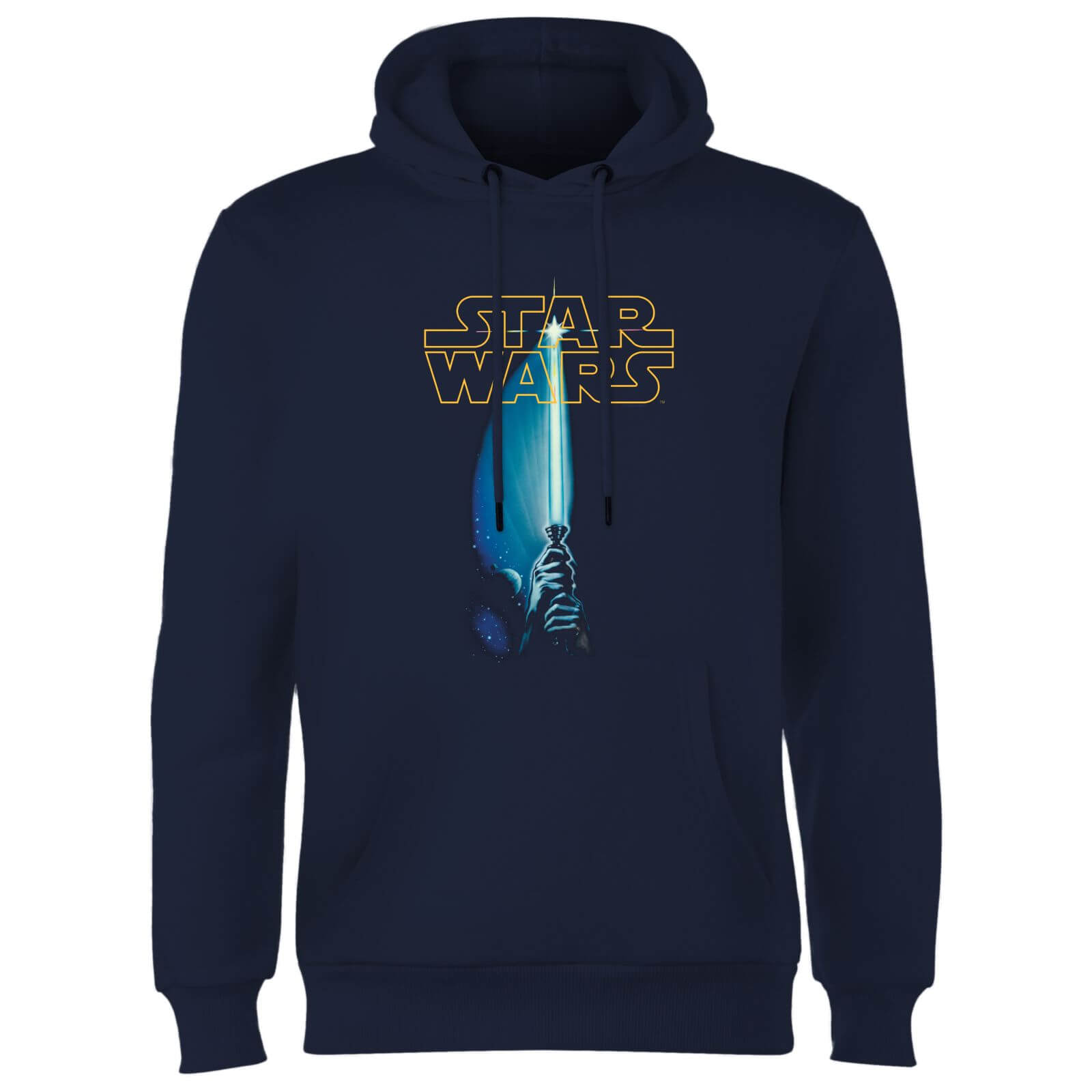 Star Wars Classic Lightsaber Hoodie - Navy - S