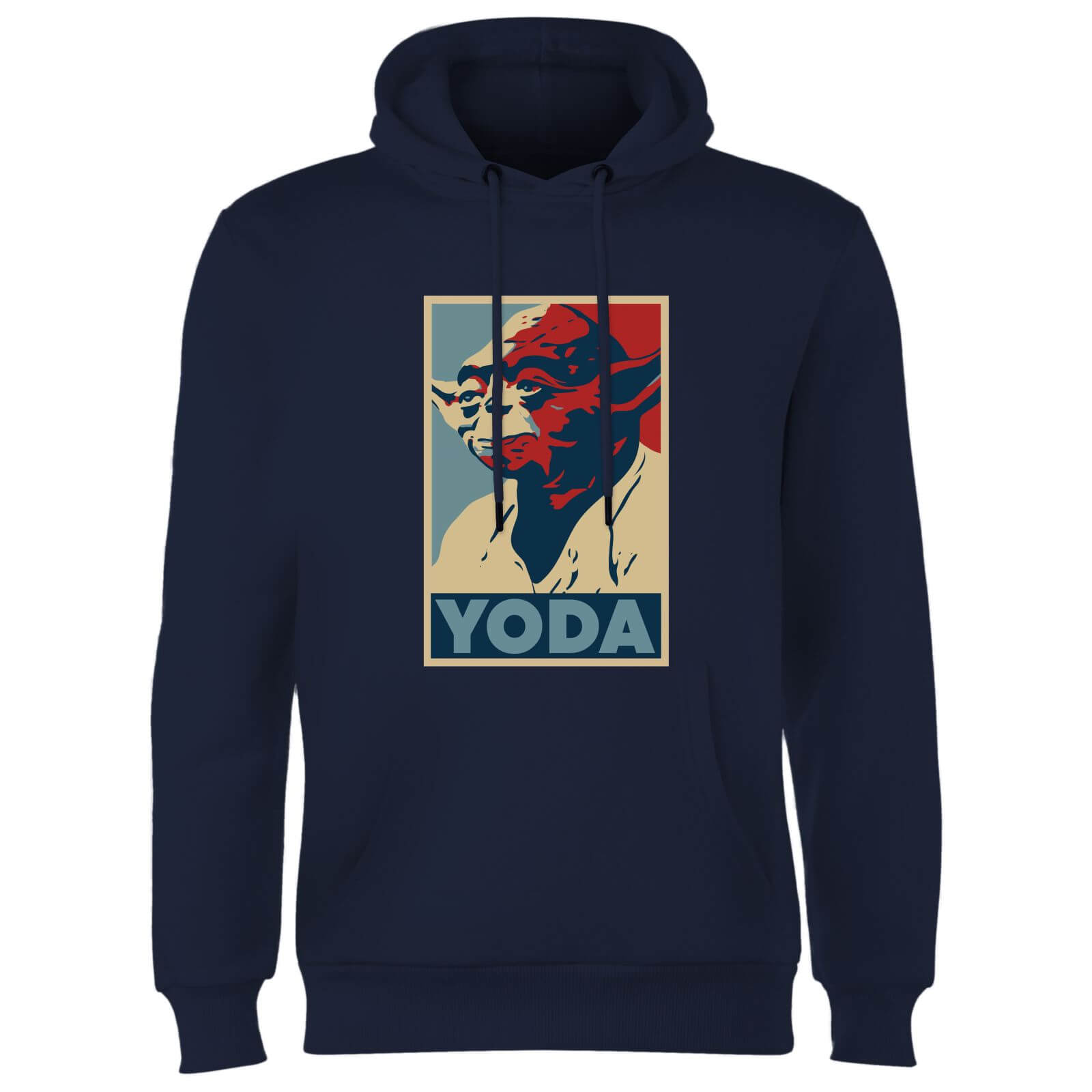 Star Wars Classic Yoda Poster Hoodie - Navy - L