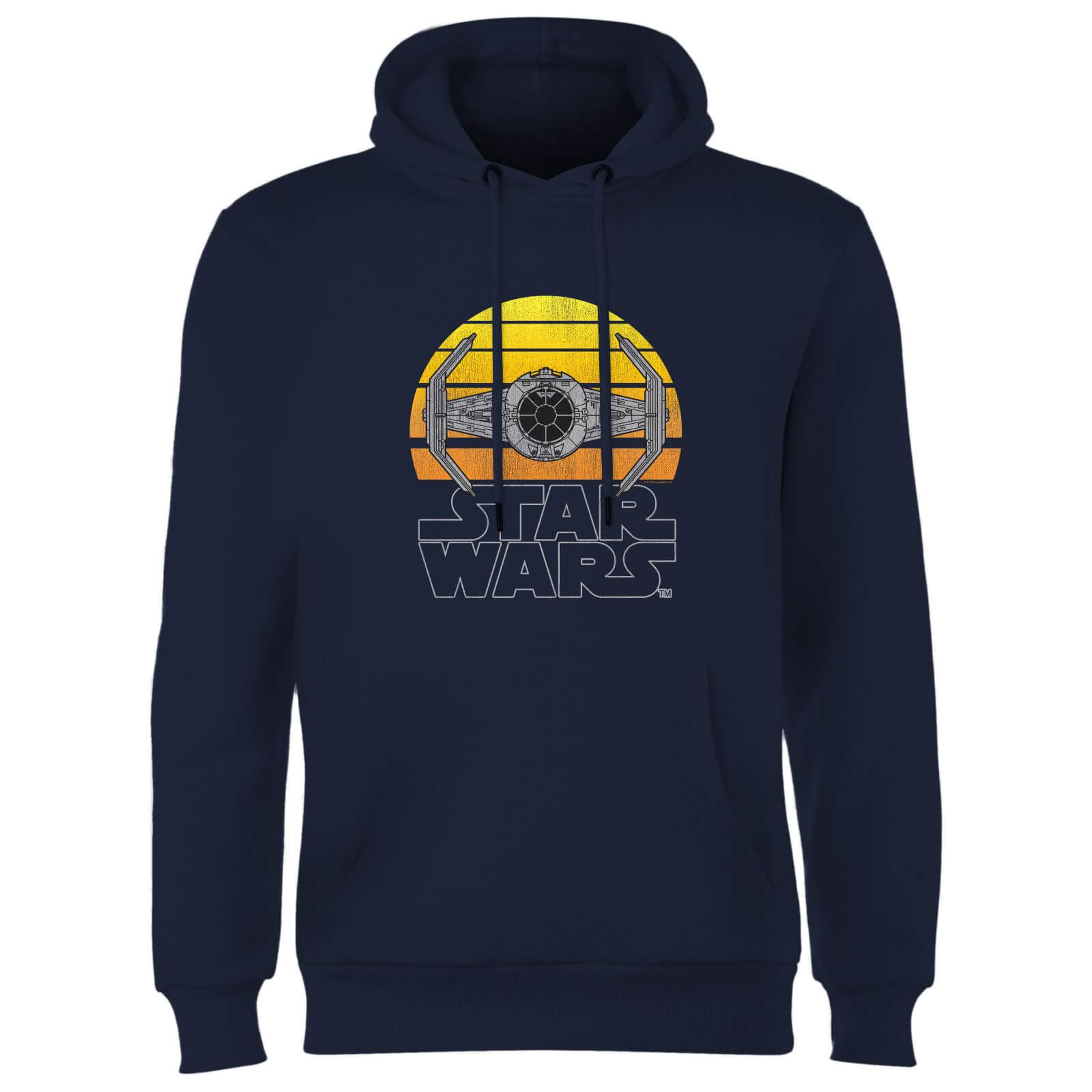 Star Wars Classic Sunset Tie Hoodie - Navy - XL
