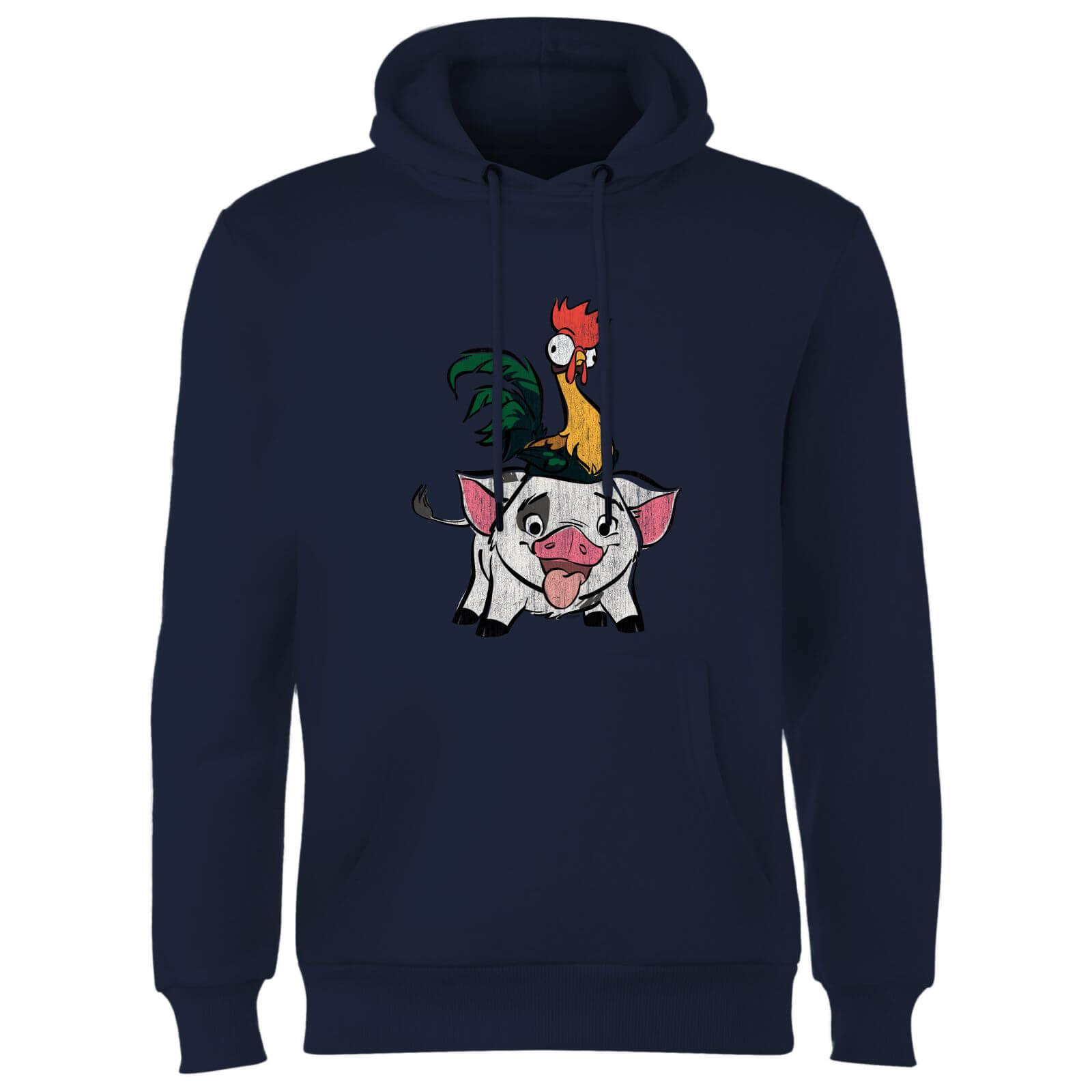 Moana Hei Hei And Pua Hoodie - Navy - XL