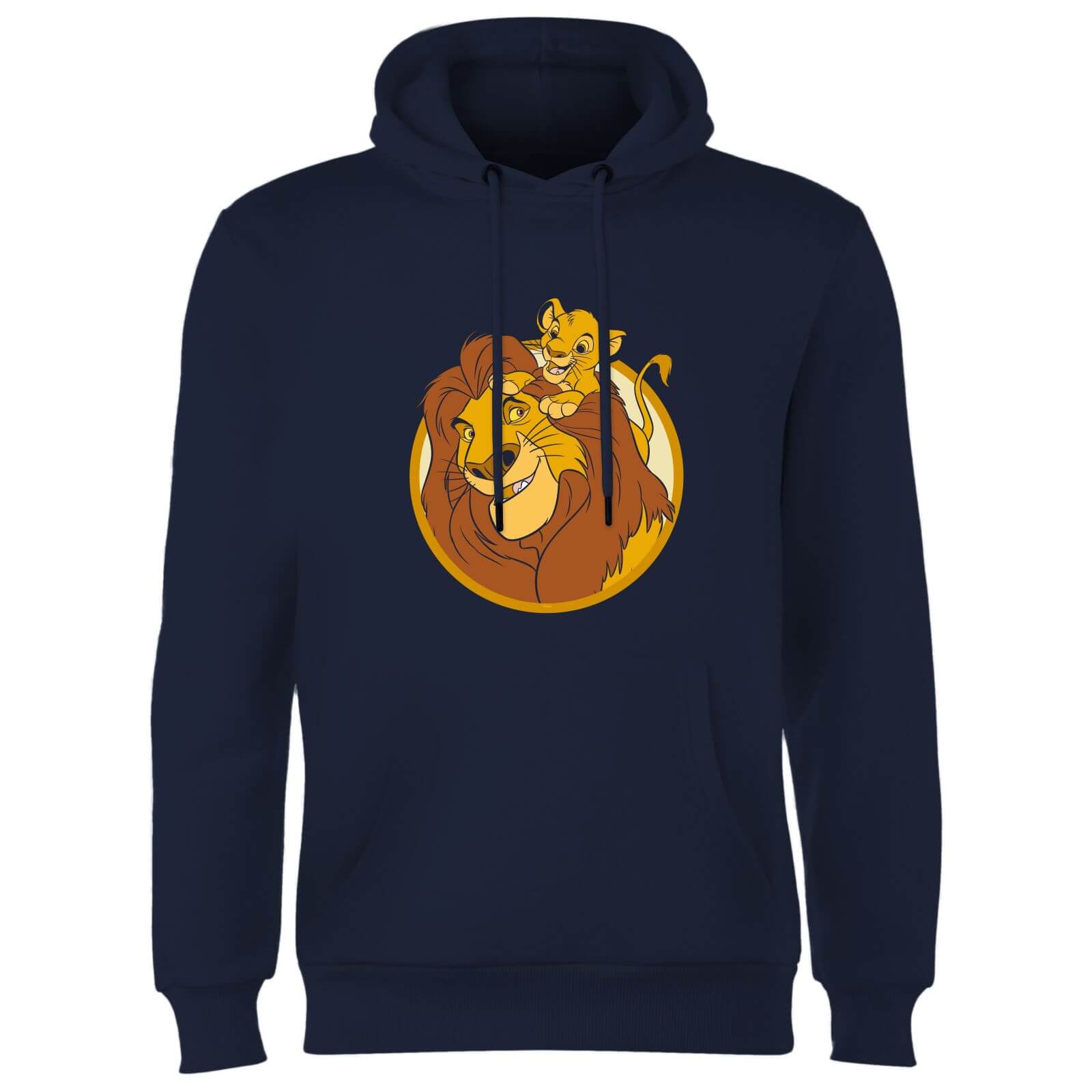 Disney Mufasa & Simba Hoodie - Navy - M