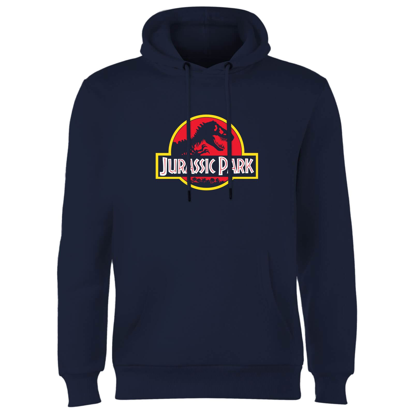 Jurassic Park Logo Hoodie - Navy - M