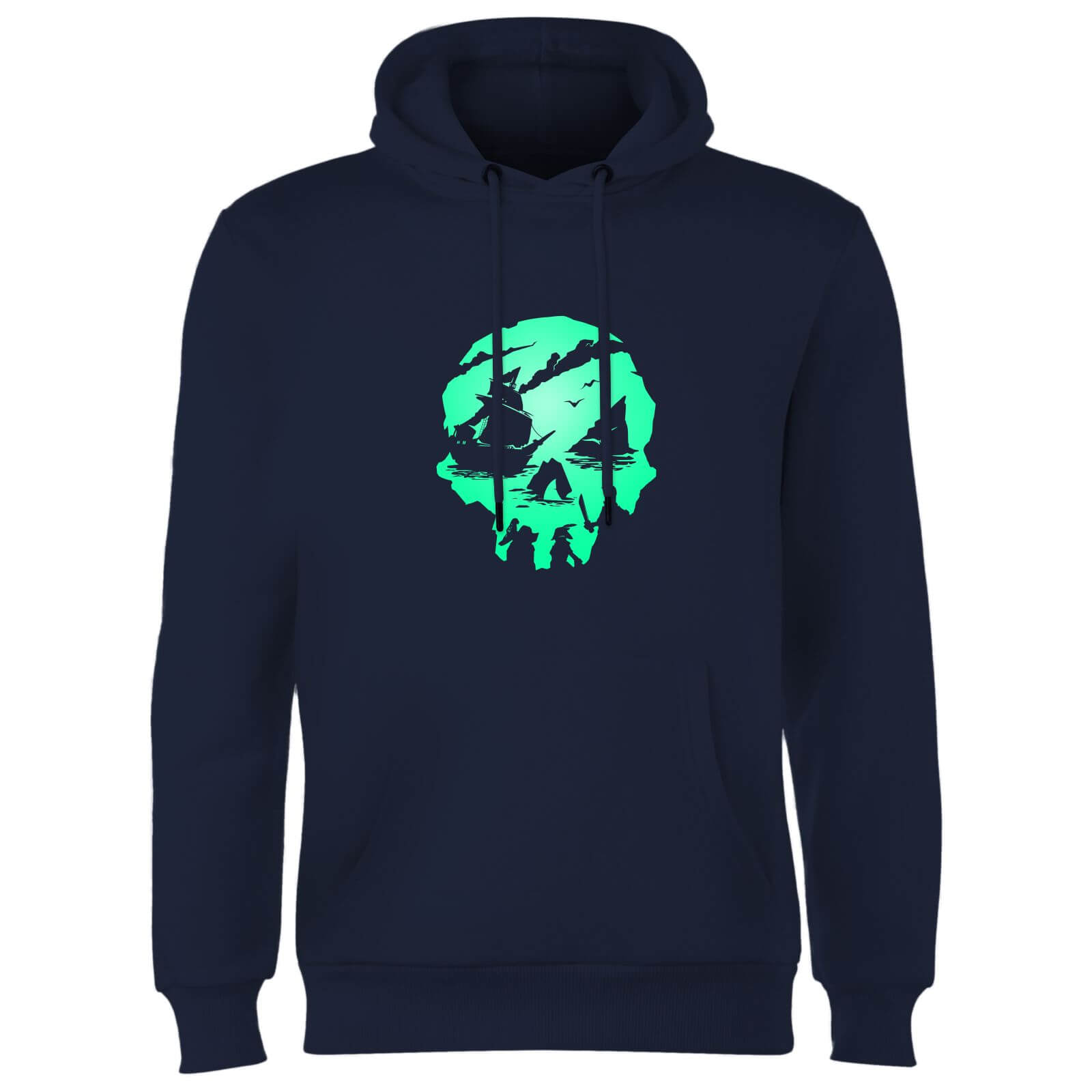 

Sea Of Thieves 2nd Anniversary Skull Hoodie - Navy - S