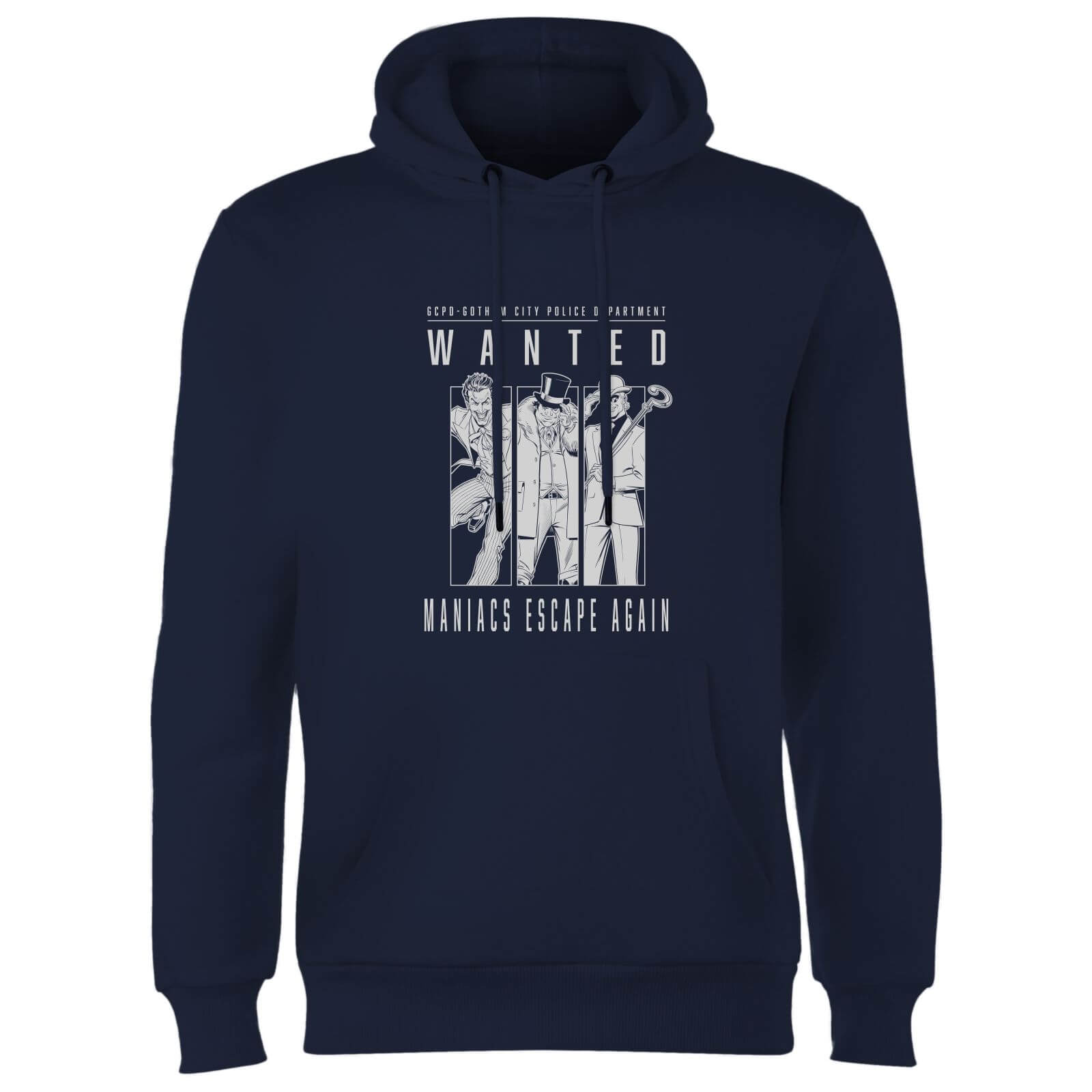

DC Batman Gotham's Most Wanted Hoodie - Navy - M