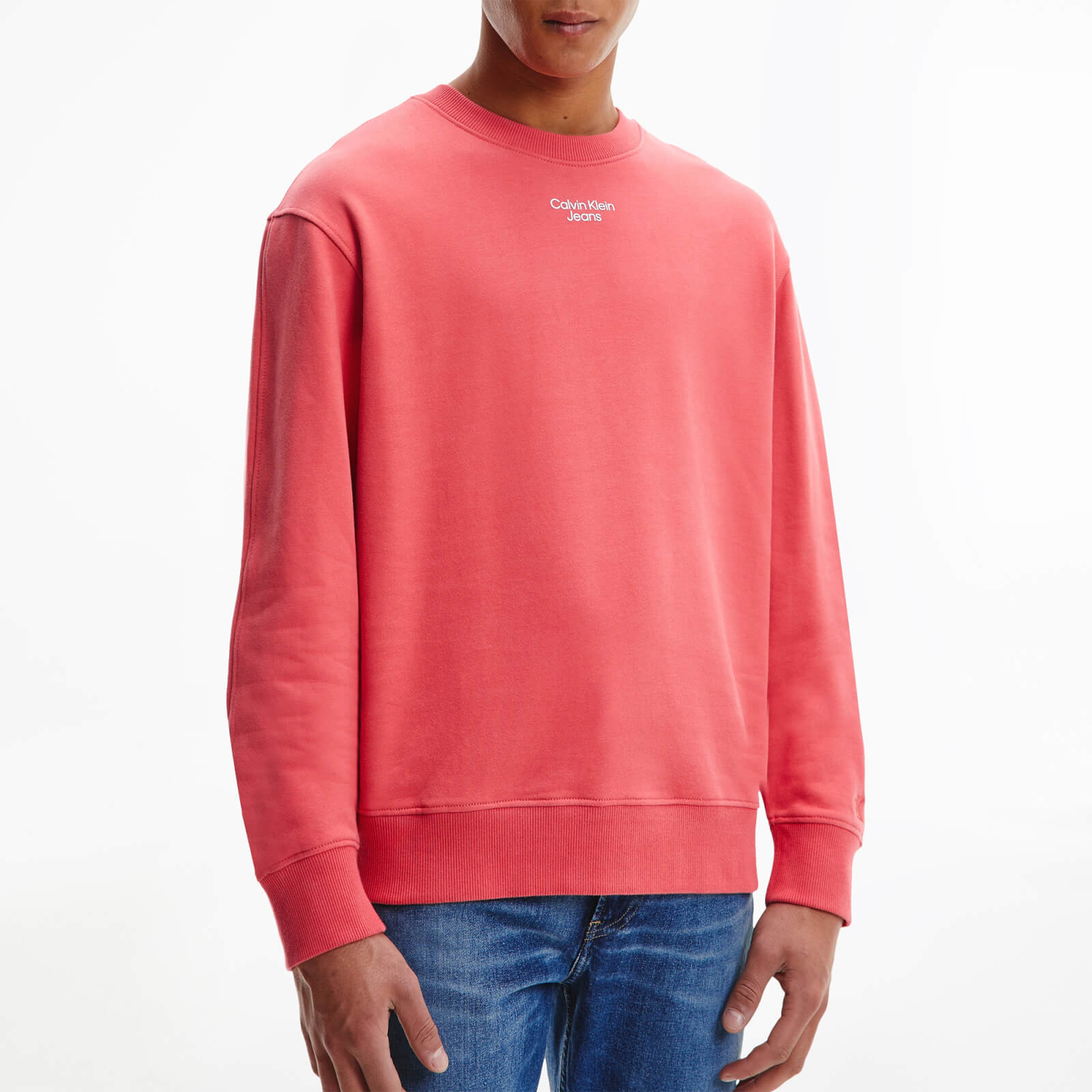 Calvin Klein Jeans Logo-Printed Cotton Sweatshirt