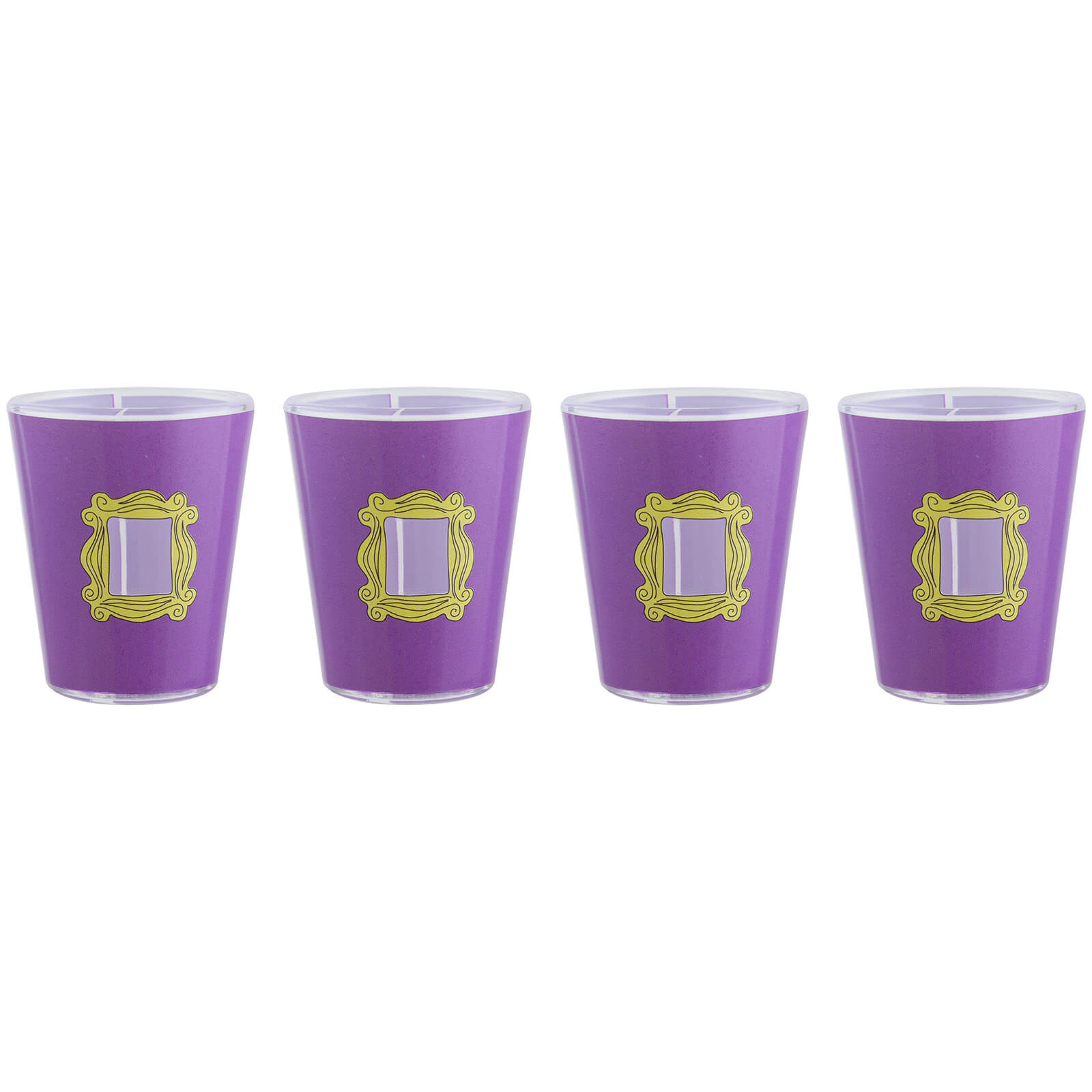 Friends Set of 4 Shot Glasses Photo Frame