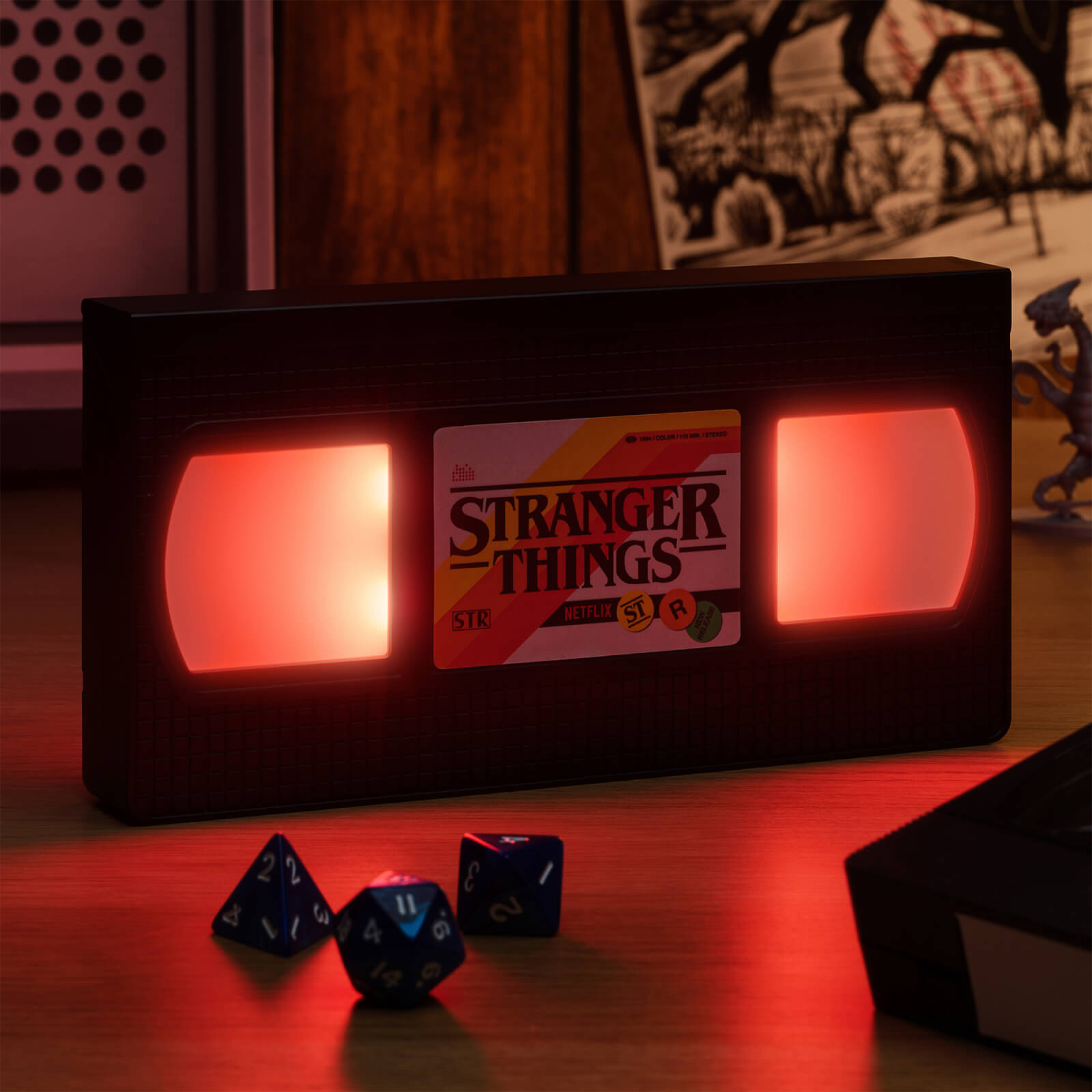 Image of Stranger Things VHS Logo Light
