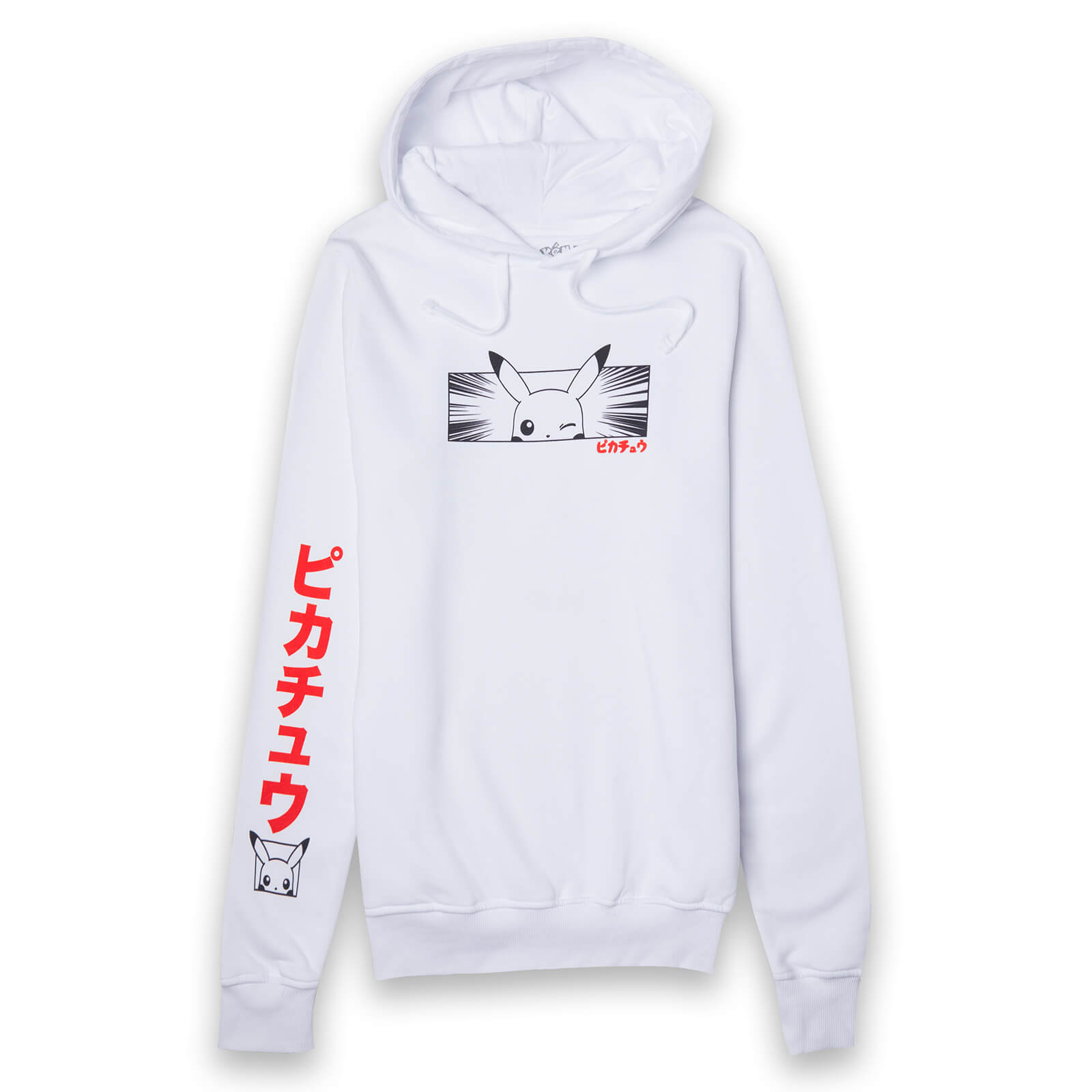 Sweatshirt a capuche Pokemon Pikachu - Blanc - XXL