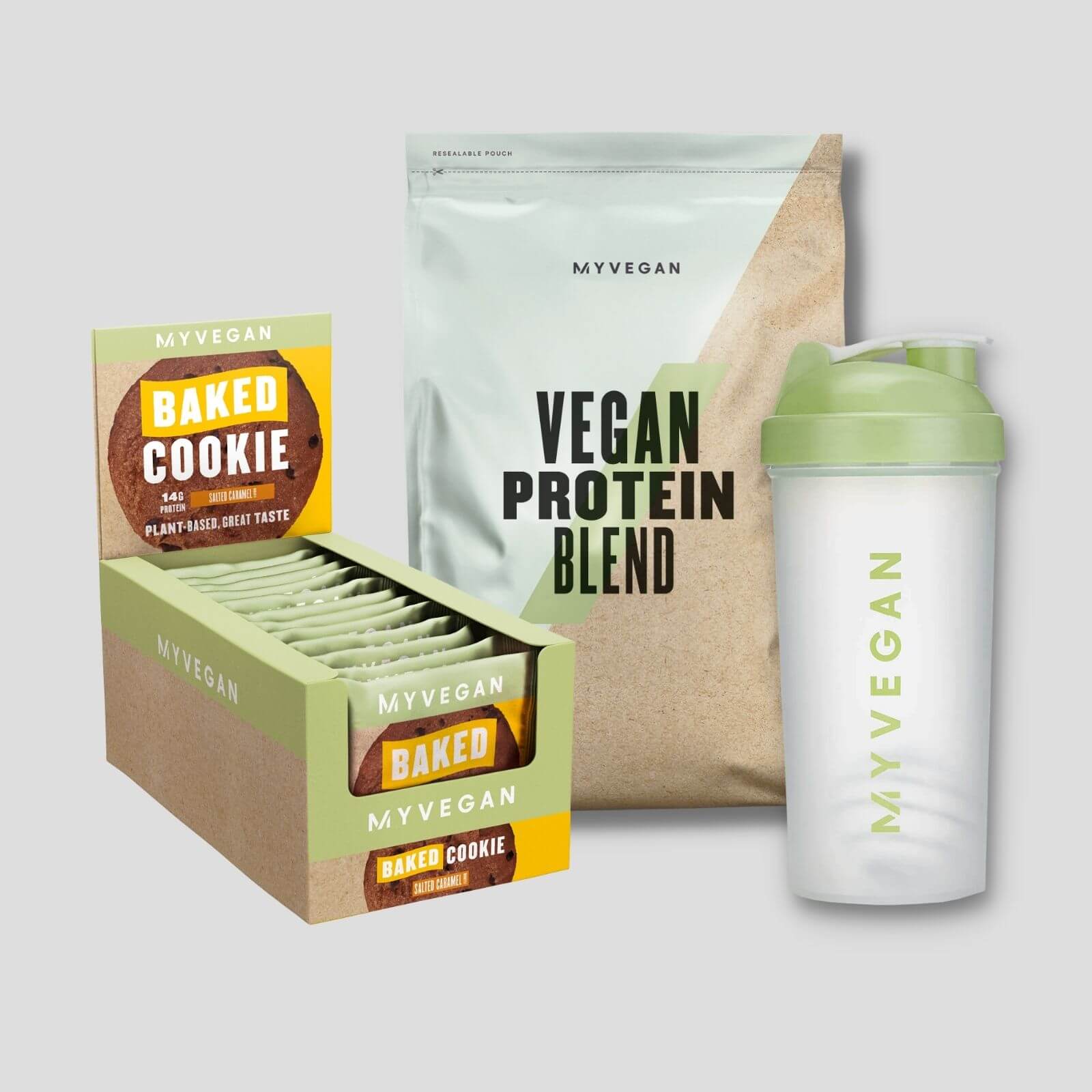 Myvegan UK Myvegan Vegan Starter Bundle - Salted Caramel - 500g - Banana