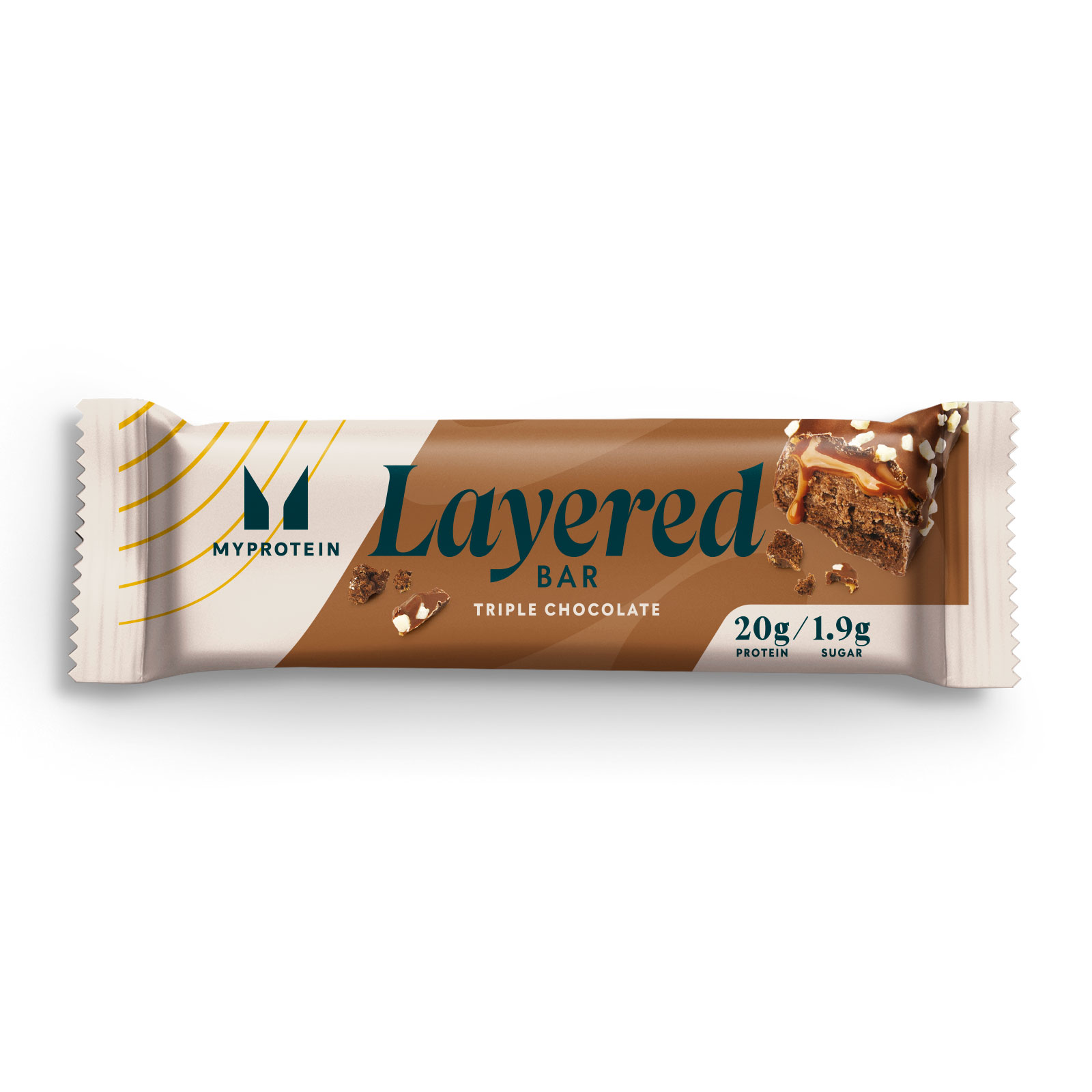 Layered Protein Bar szelet - 6 x 60g - Triple Chocolate Fudge