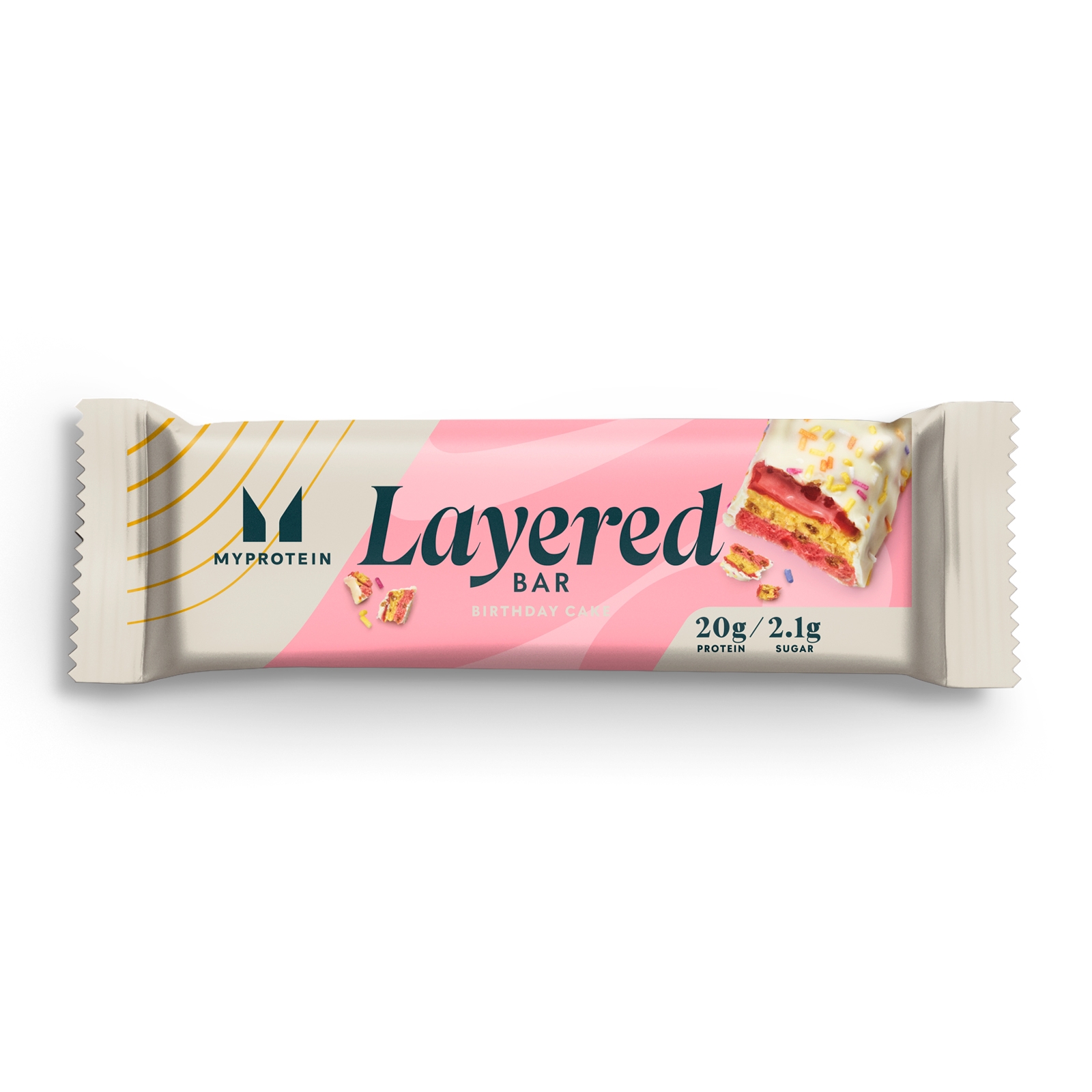 5059883177502 - Myprotein Retail Layer Bar (Sample) - Vanilla Birthday Cake - NEW