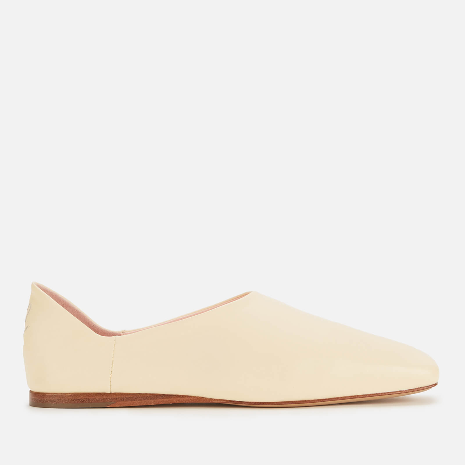 Mansur Gavriel Women's Square Toe Leather Loafers - Crema - UK 7
