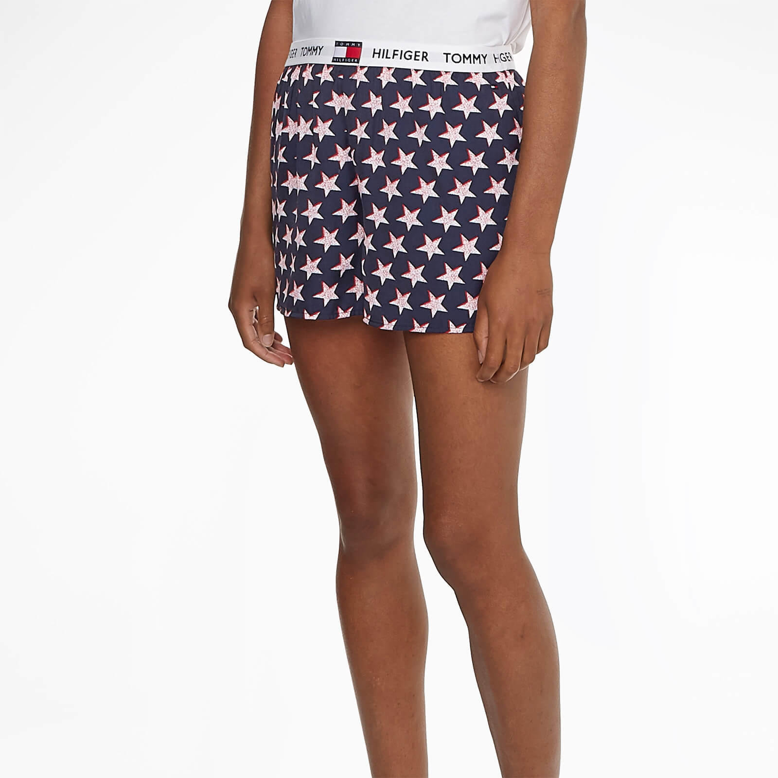Tommy Hilfiger Women's Star Lace Shorts - Offset Star - XL