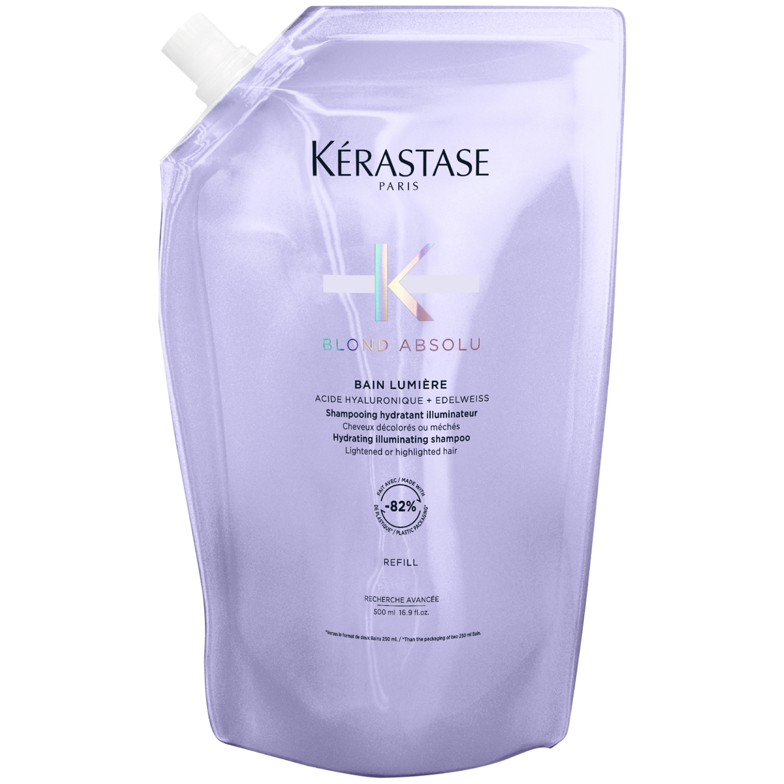 Kerastase Kérastase Blond Absolu Bain Lumière Refill Shampoo Pouch 500ml For Blonde Hair