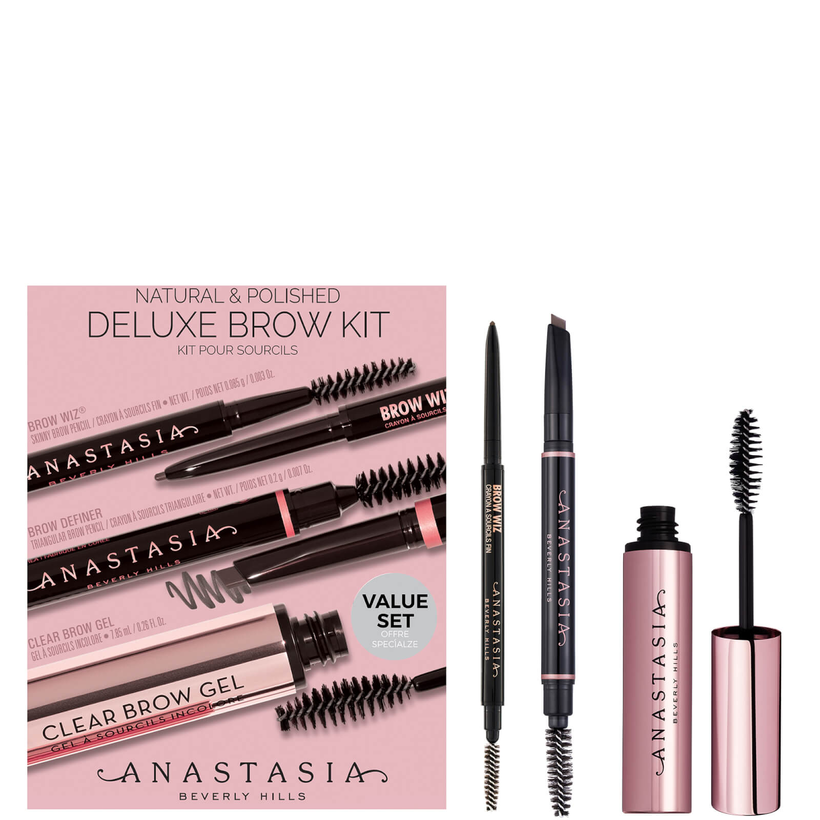 Anastasia Beverly Hills Natural and Polished Deluxe Kit (Various Colours) - Taupe