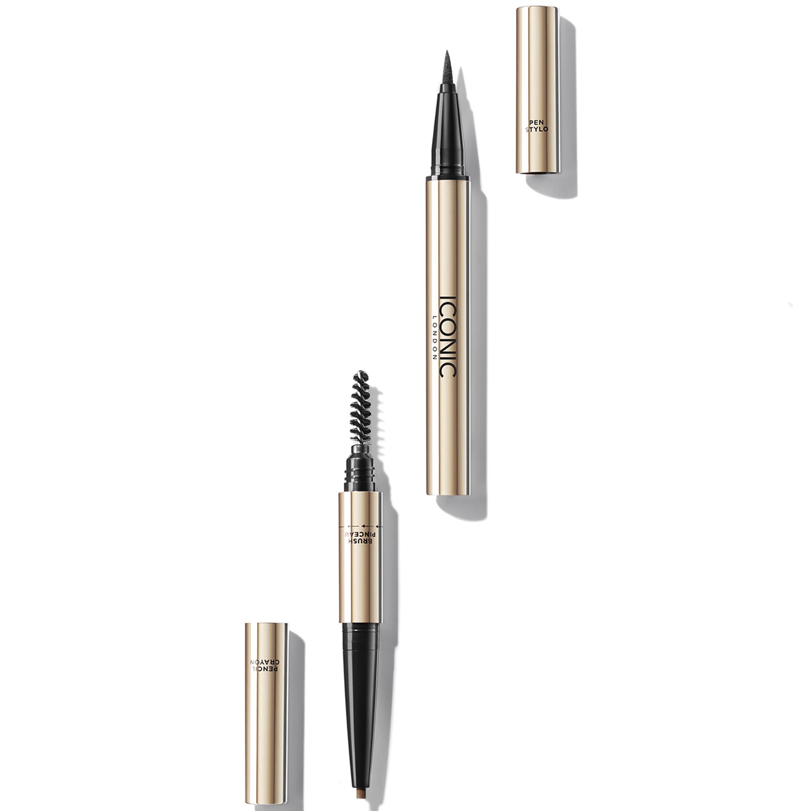 ICONIC London Triple Precision Brow Definer 0.33g (Various Colours) - Chocolate Brown