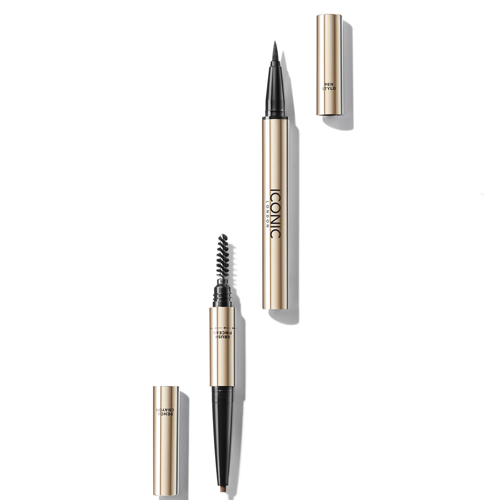 ICONIC London Triple Precision Brow Definer 0.33g (Various Colours) - Chocolate Brown