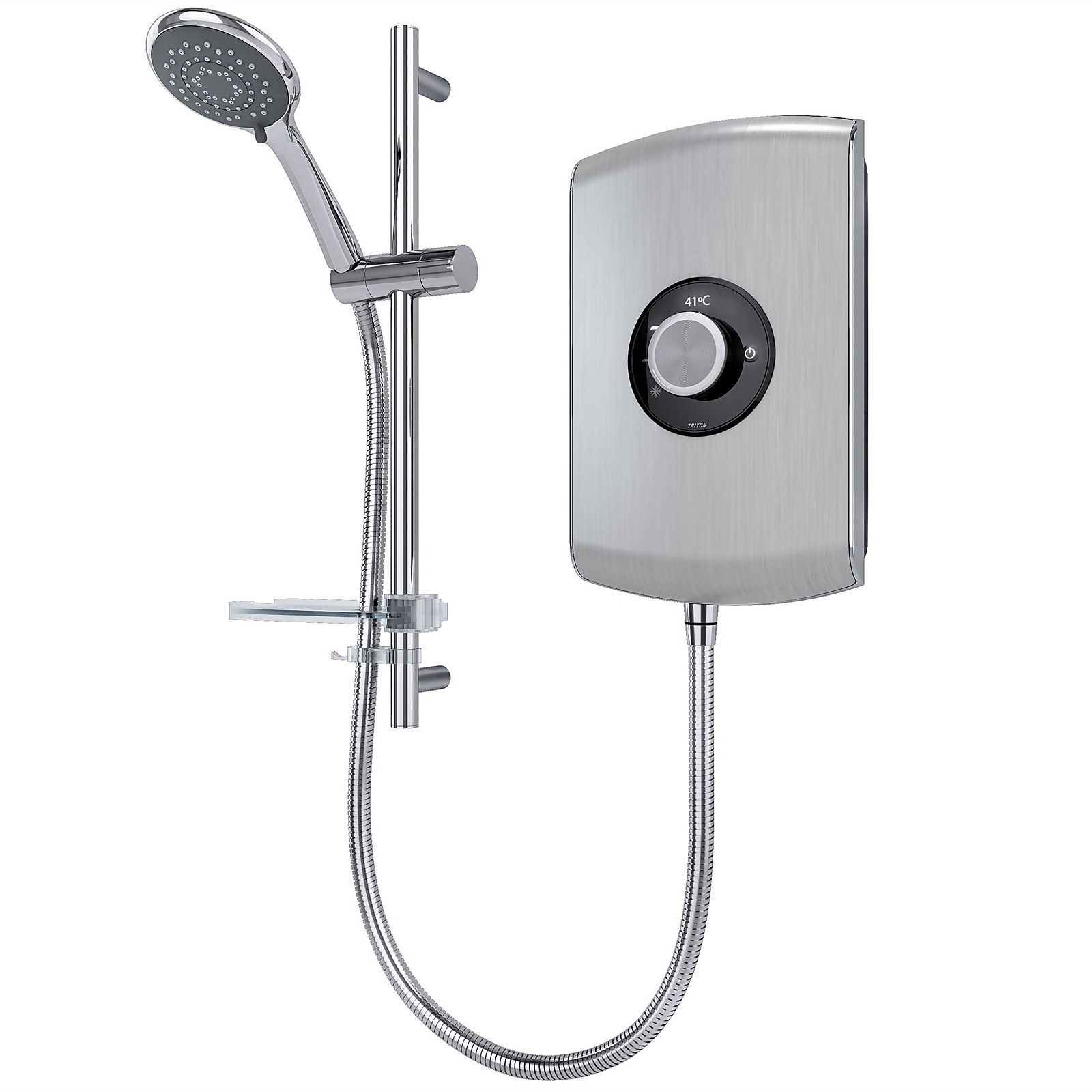 Photo of Amore 9.5kw Electric Shower - Brushed Steel