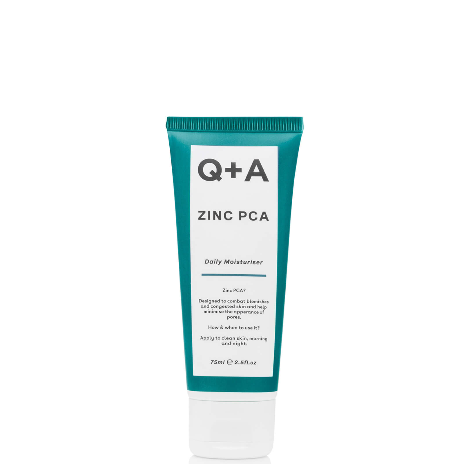 Q+A Zinc PCA Daily Moisturiser 75ml