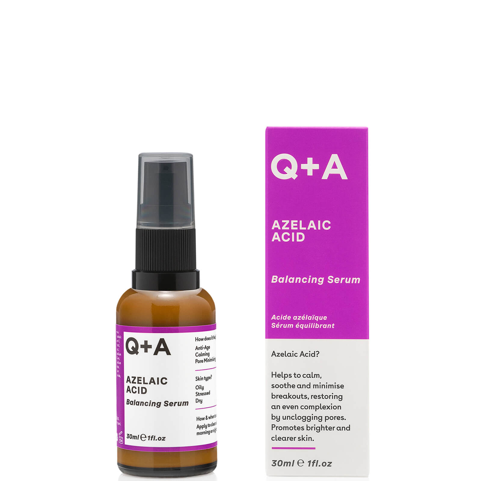 Shop Q+a Azelaic Acid Facial Serum 30ml