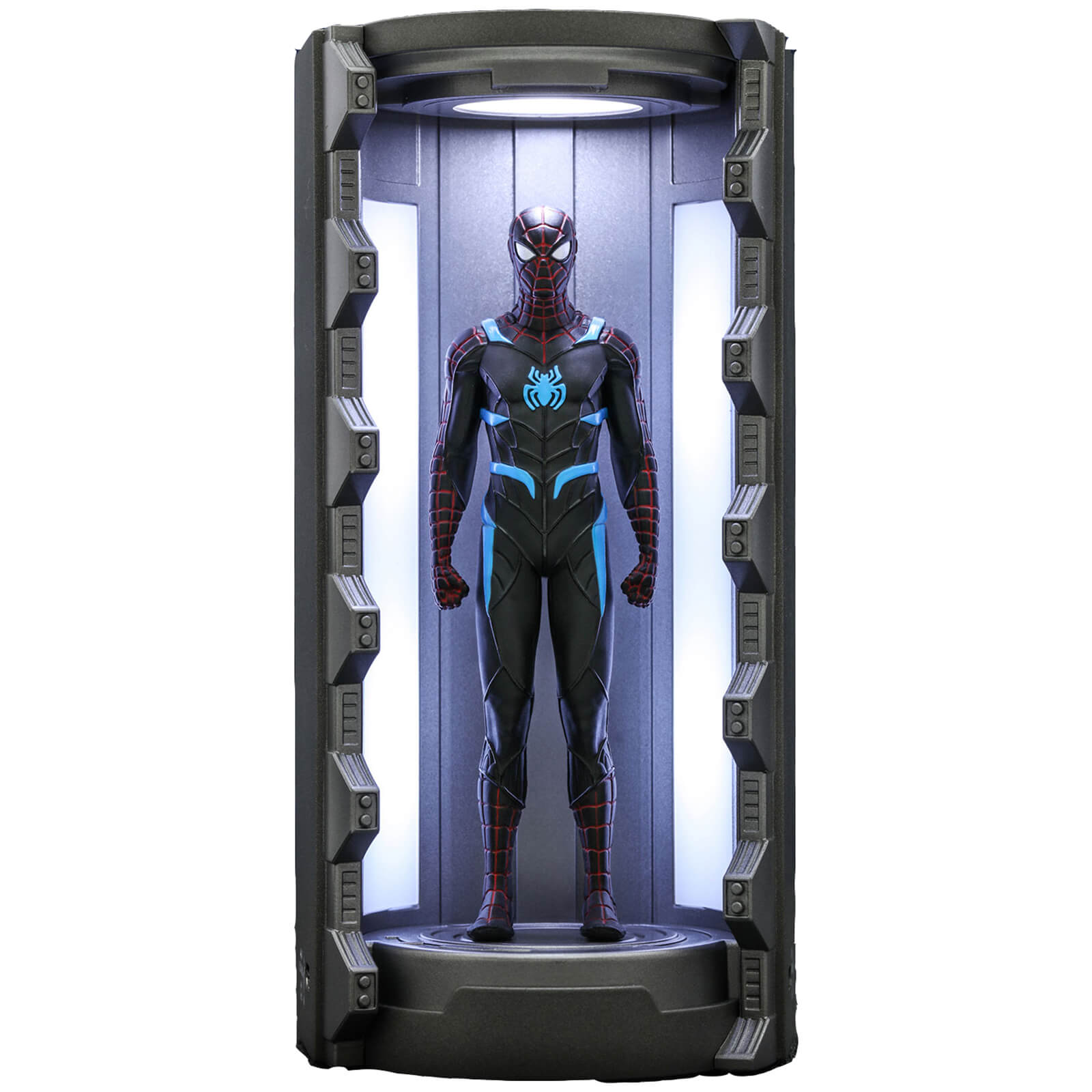 Hot Toys Marvel's Spider-Man Secret War Suit with Spider-Man Armory Video Game Masterpiece Compact Miniature Figure