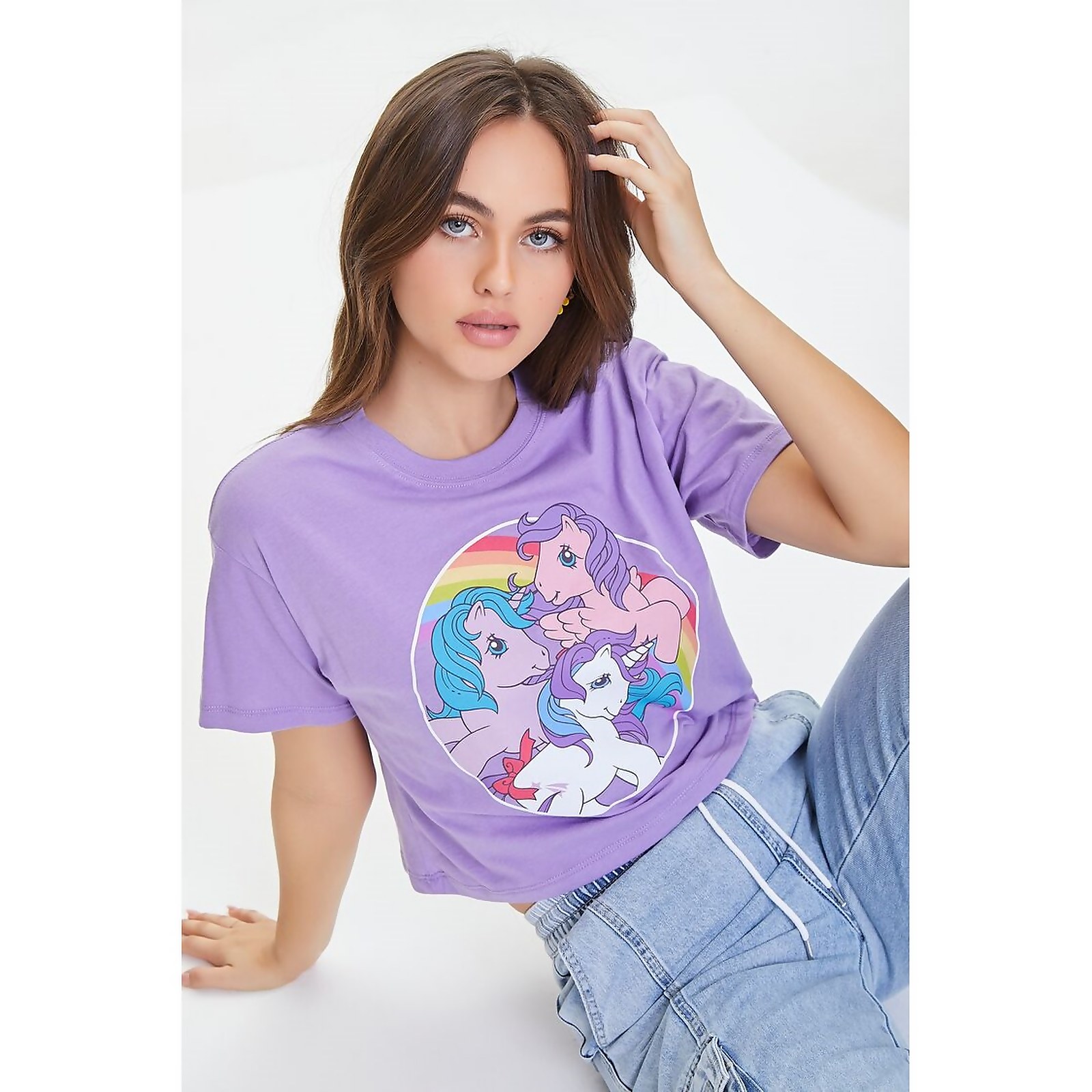 my little pony graphic cropped tee - s