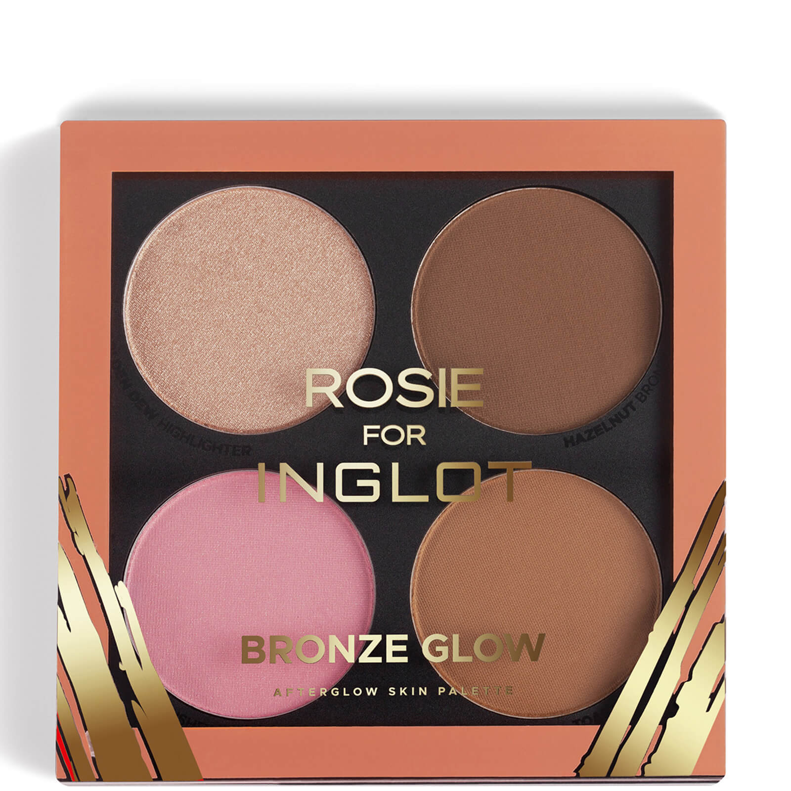 Inglot Rosie for Inglot Bronze Glow Afterglow Skin Palette 9.4g