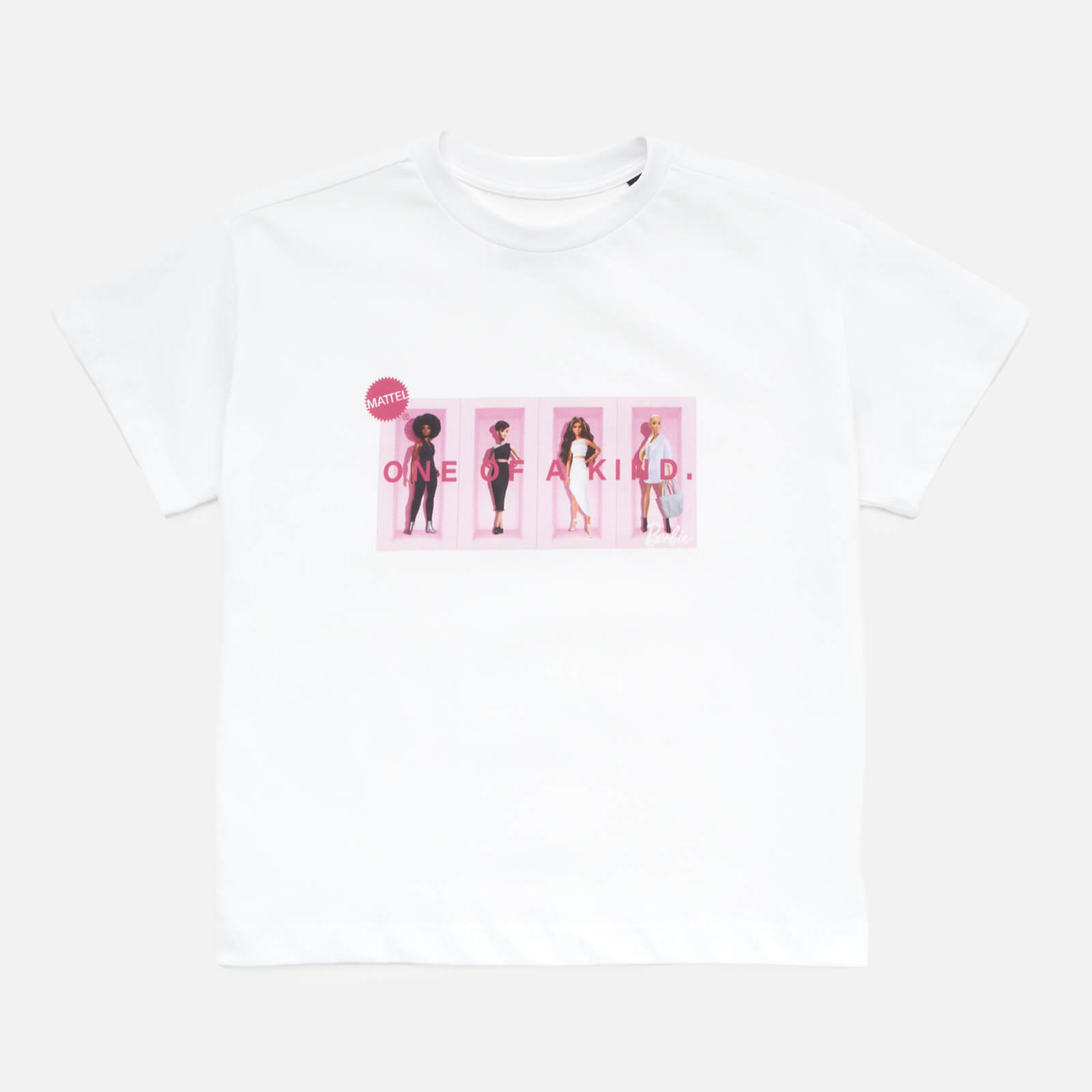 Barbie Boxed Women’s Cropped T-Shirt – White – XS – Weiß