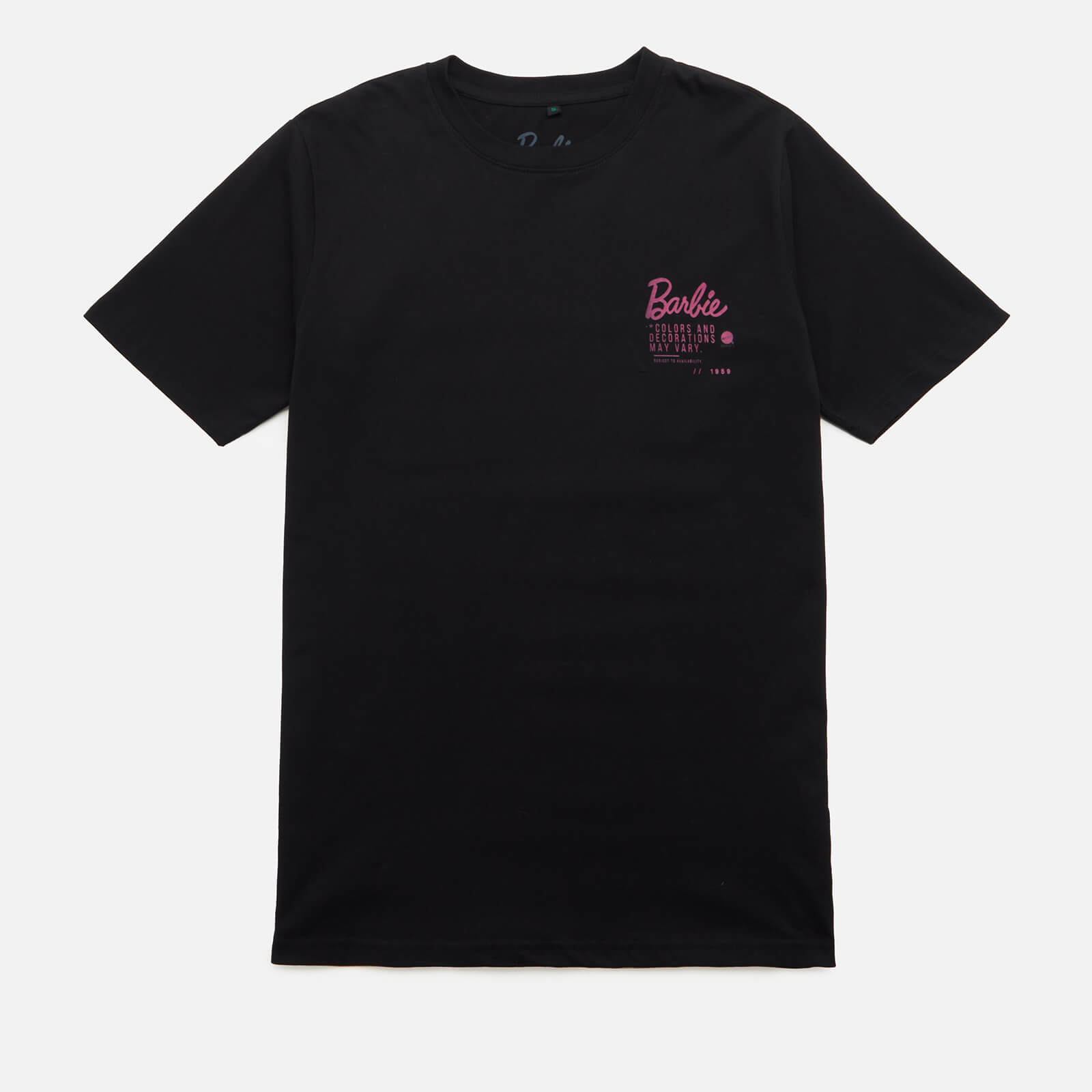 Barbie May Vary Oversized Heavyweight T-Shirt – Black – XS – Schwarz