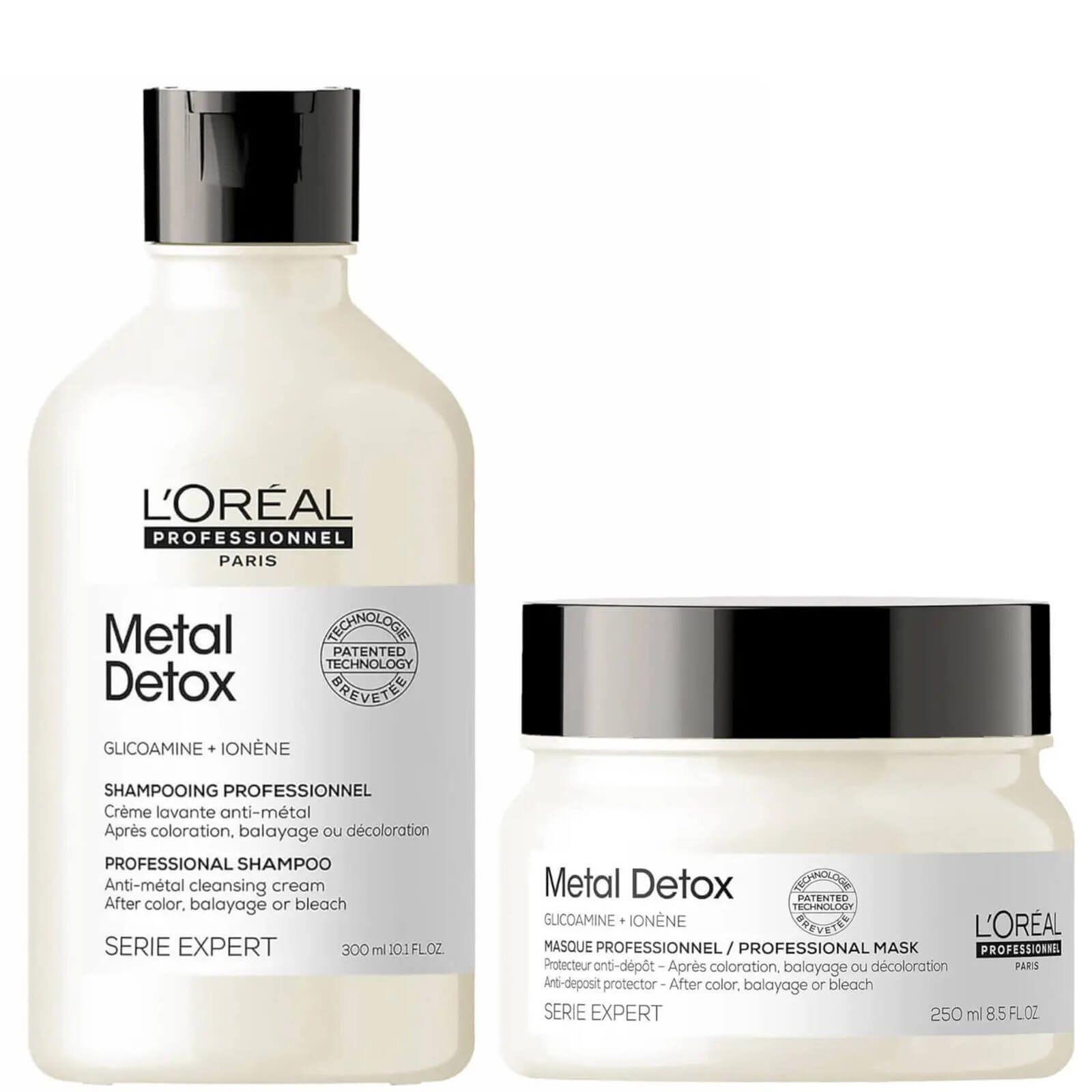 Image of L'Oréal Professionnel Metal Detox Shampoo and Masque Bundle