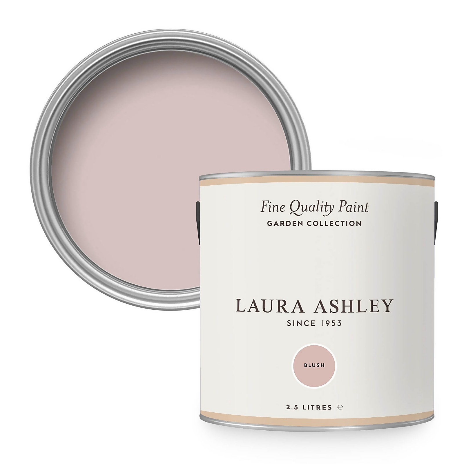 Photo of Laura Ashley Eggshell Garden Paint Blush - 2.5l