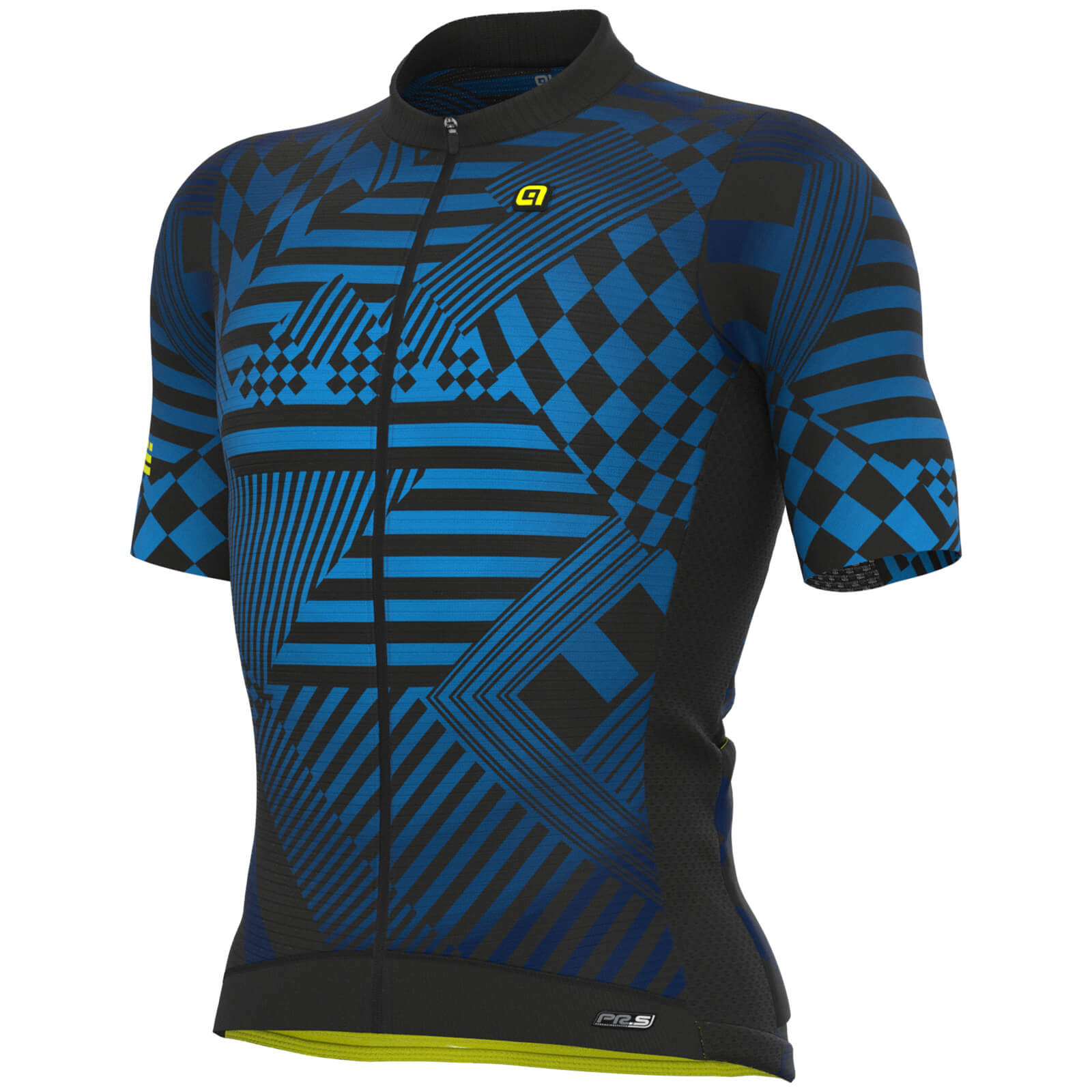 ale pr-s checker short sleeve jersey - xl - blue